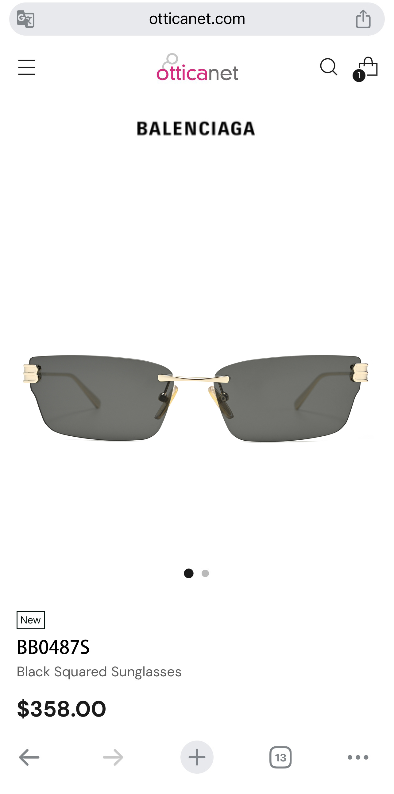 BALENCIAG*巴黎*世家⚜️⚜️⚜️MODEL：BB0487S⚜️⚜️⚜️SIZE：63口15-1