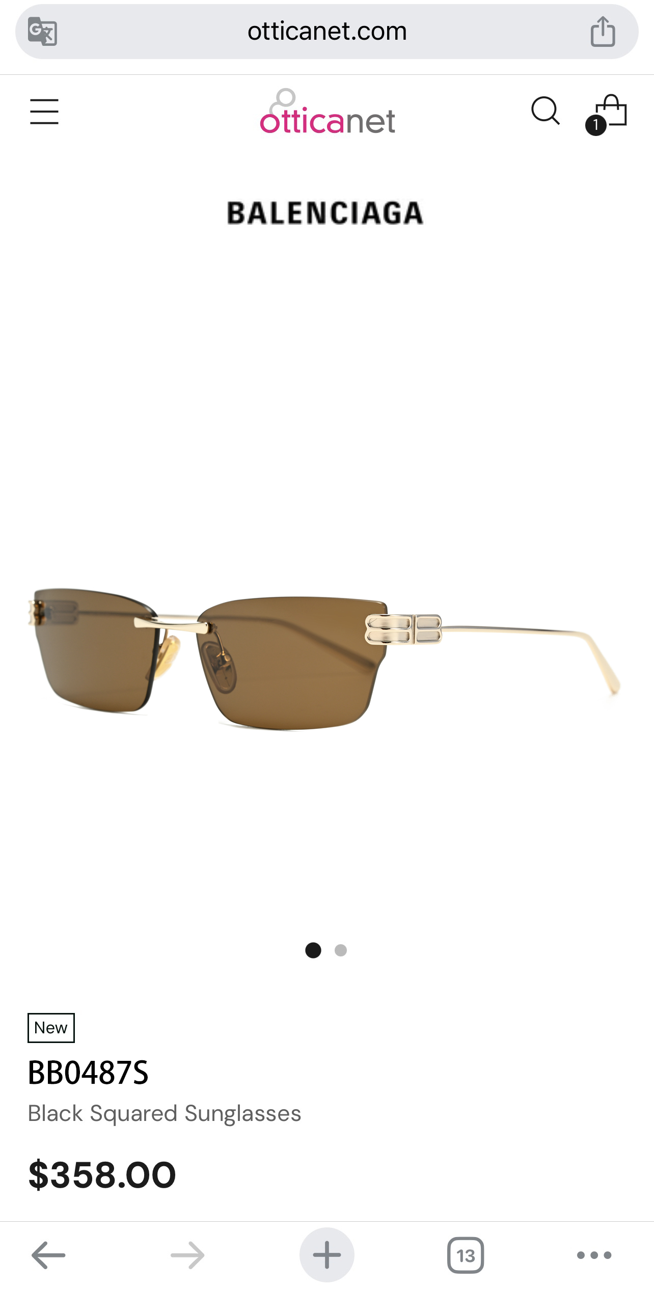 BALENCIAG*巴黎*世家⚜️⚜️⚜️MODEL：BB0487S⚜️⚜️⚜️SIZE：63口15-1