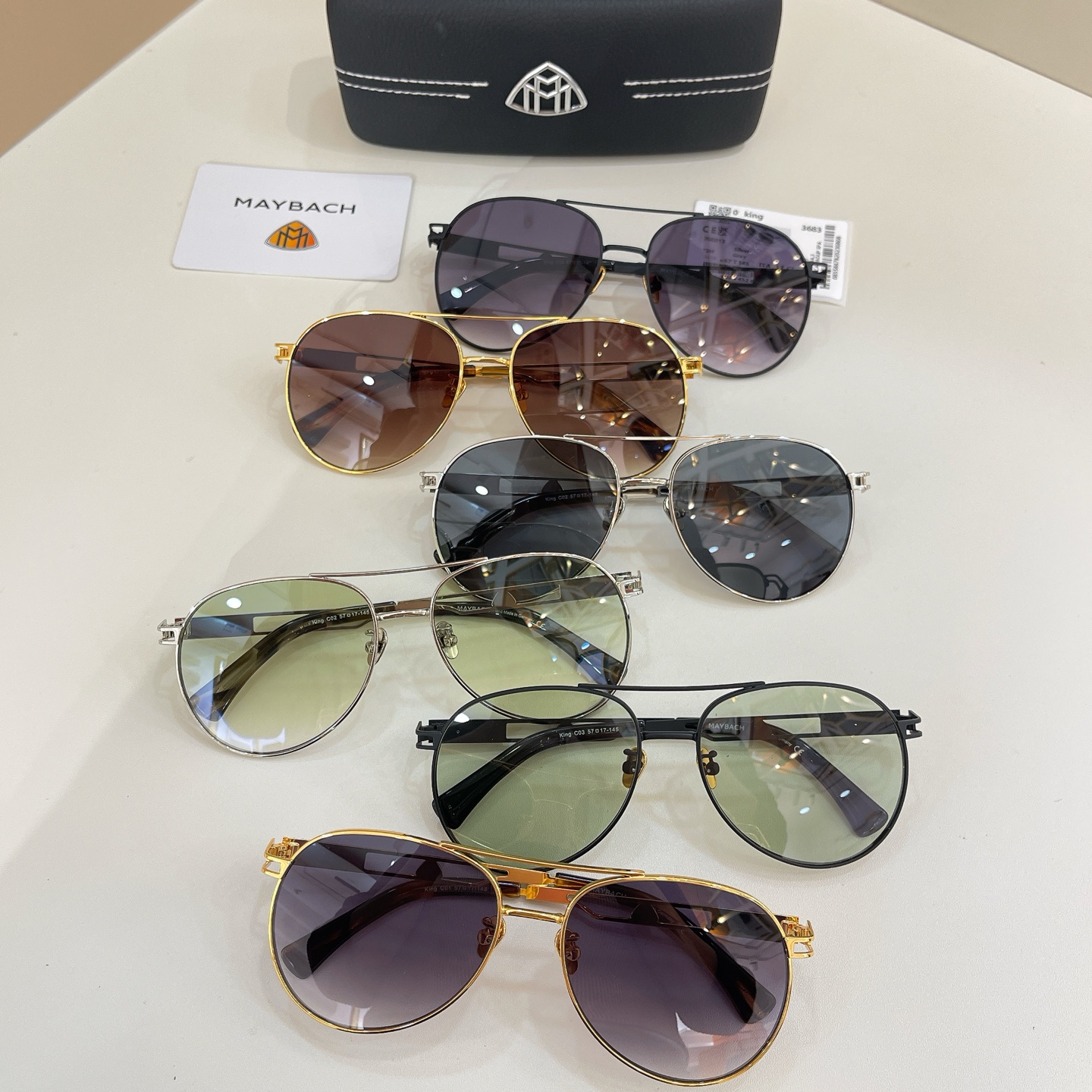 MAYBACH迈巴赫⚜️⚜️⚜️MODEL：King⚜️⚜️⚜️SIZE：57口17-145⚜️⚜️