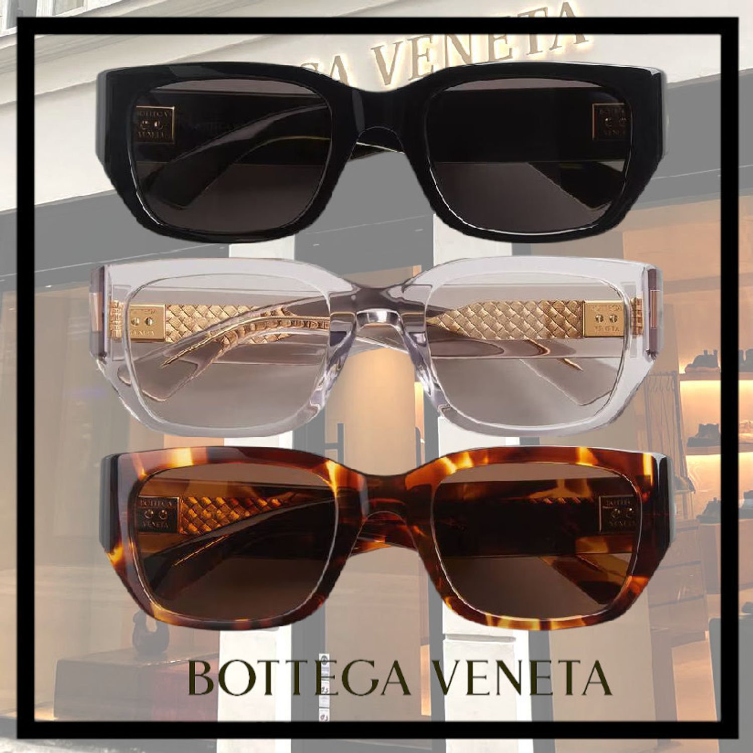 BOTTEGA VENET*🌟🌟🌟MODEL：BV1400S🌟🌟🌟SIZE：51口22-140🌟🌟🌟