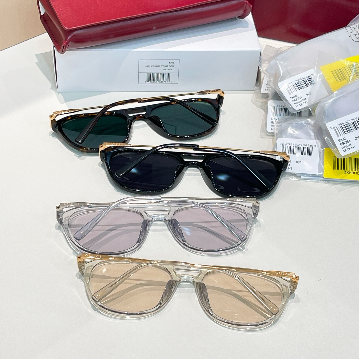 GUCC*🐝🐝🐝MODEL：GG2254🐝🐝🐝SIZE：57口19-145🐝🐝🐝高版本～～