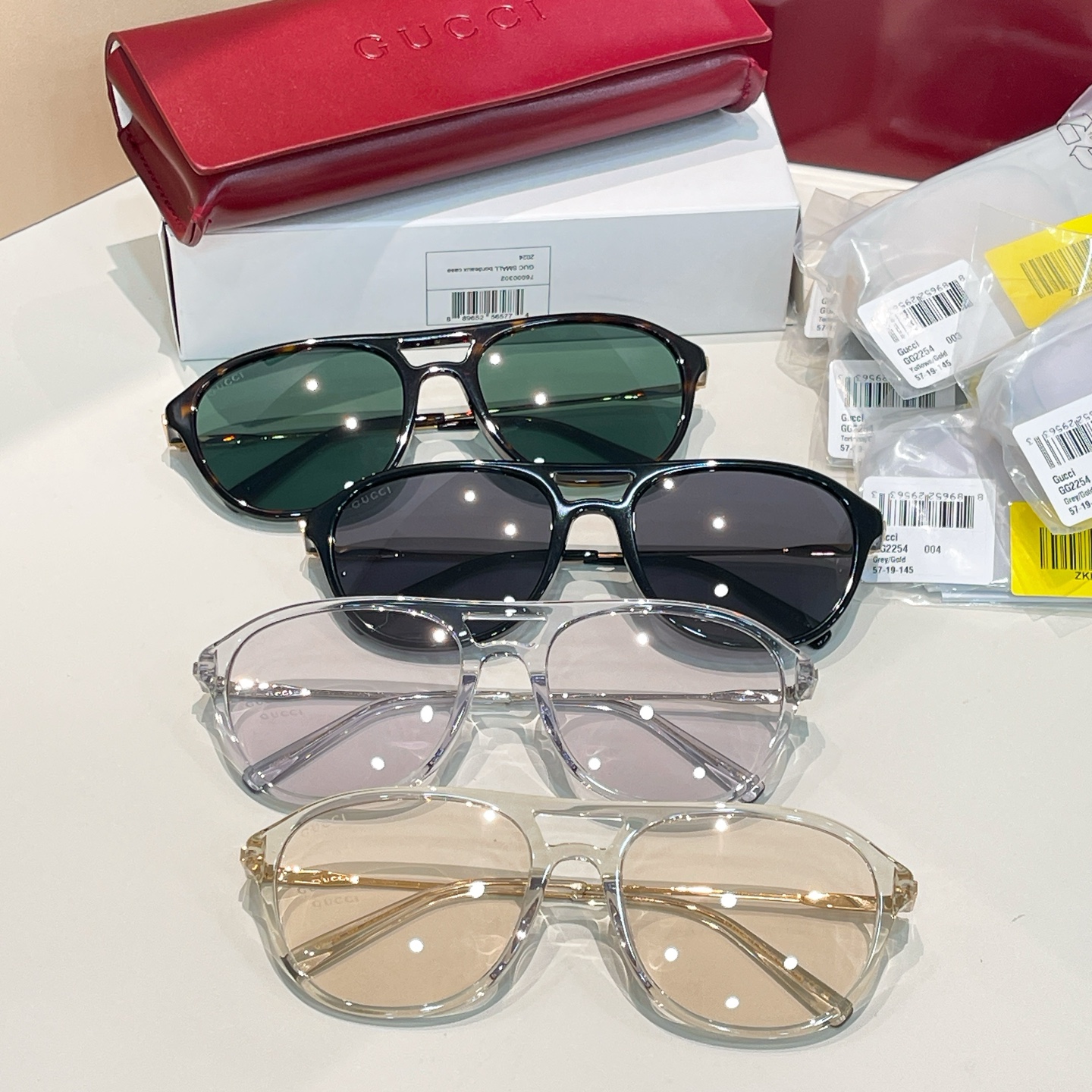 GUCC*🐝🐝🐝MODEL：GG2254🐝🐝🐝SIZE：57口19-145🐝🐝🐝高版本～～