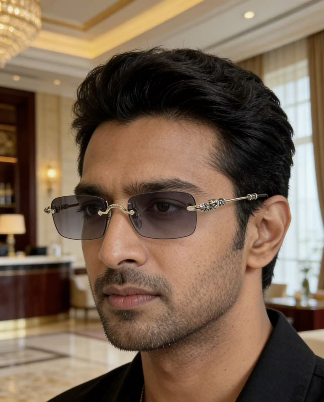 Chrome Heart*⚜️⚜️⚜️MODEL:PILES III⚜️⚜️⚜️SIZE：55口20-1