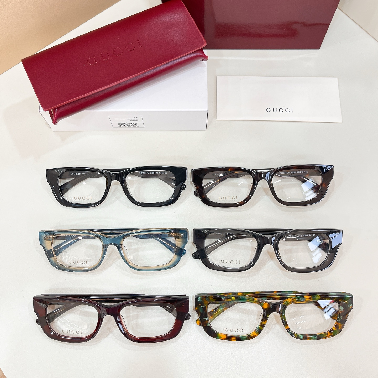 GUCCI🐝🐝🐝MODEL：GG1533OA🐝🐝🐝SIZE:53口18-145🐝🐝🐝