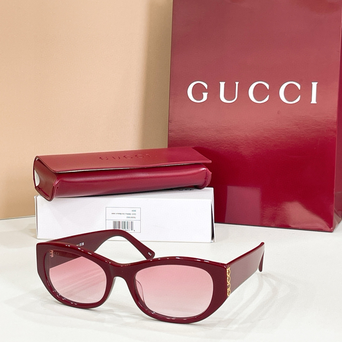 GUCCI🐝🐝🐝MODEL：GG2044S 🐝🐝🐝SIZE:57口20-145🐝🐝🐝