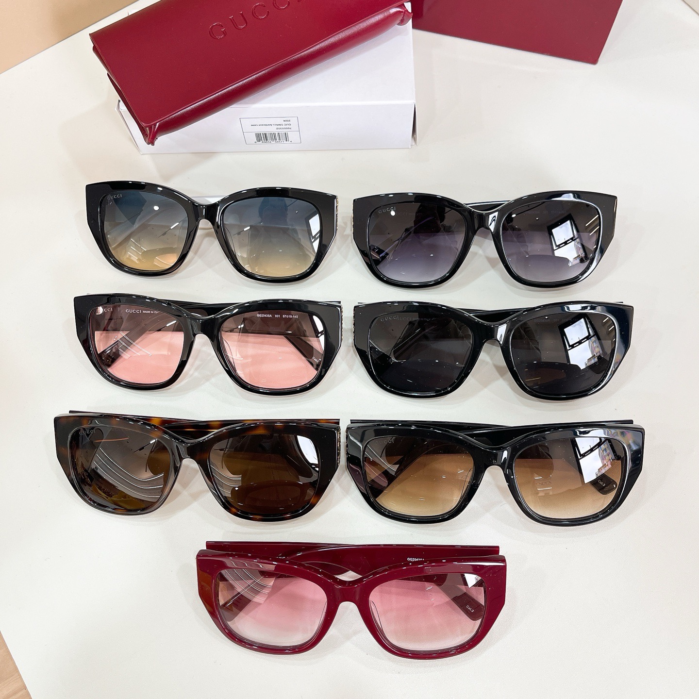 ￼ GUCCI🐝🐝🐝MODEL：GG2043SA🐝🐝🐝SIZE:57口19-145🐝🐝🐝