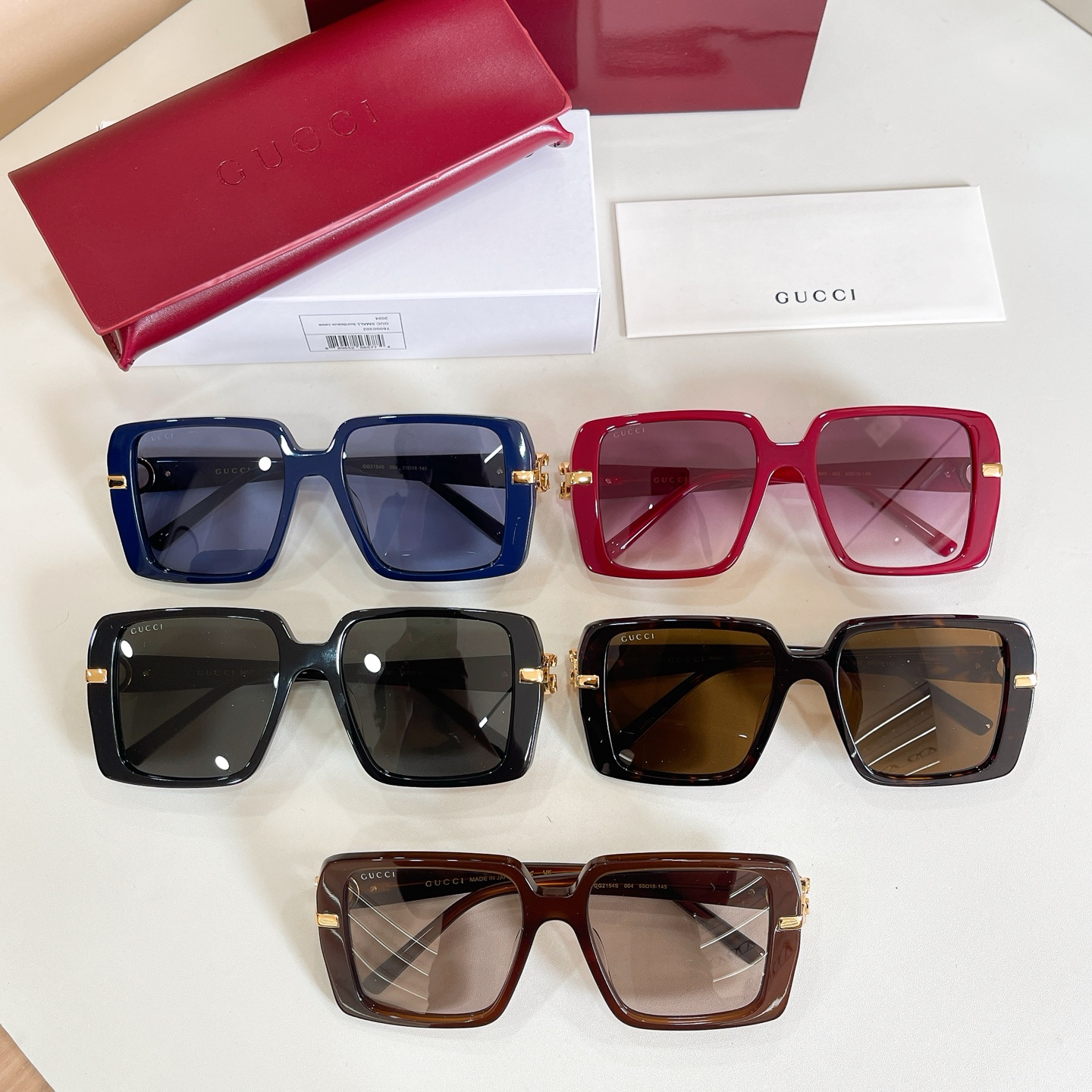 GUCCI🐝🐝🐝MODEL：GG2154S🐝🐝🐝SIZE:55口18-145🐝🐝🐝