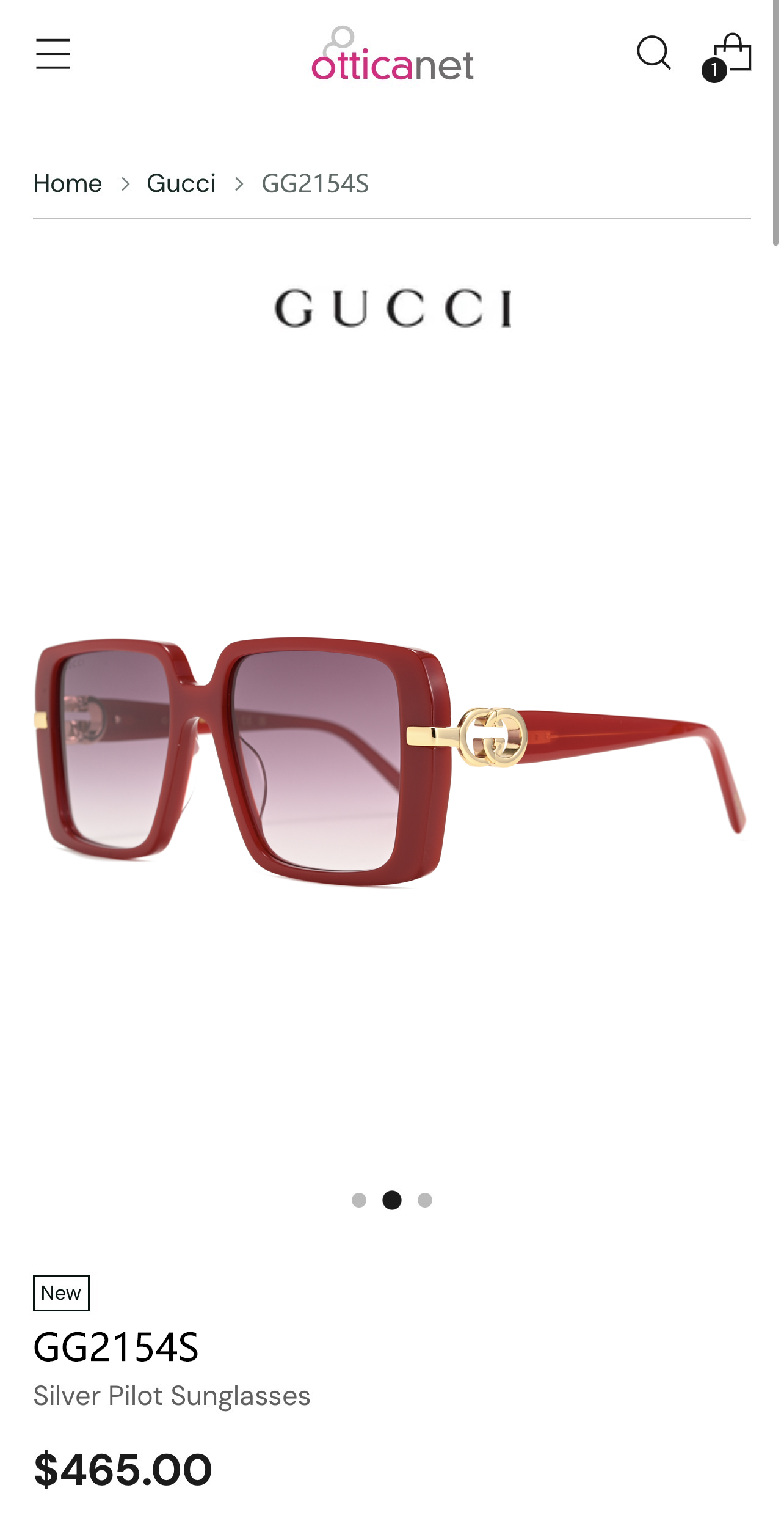 GUCCI🐝🐝🐝MODEL：GG2154S🐝🐝🐝SIZE:55口18-145🐝🐝🐝