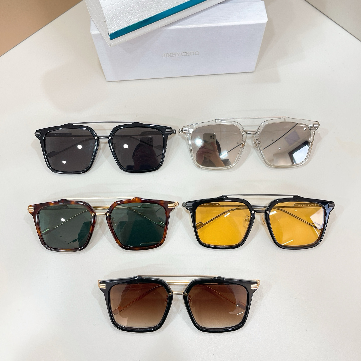 JIMMY CHOO✨✨✨MODEL：KEOHH/S✨✨SIZE：54口19-150✨✨✨