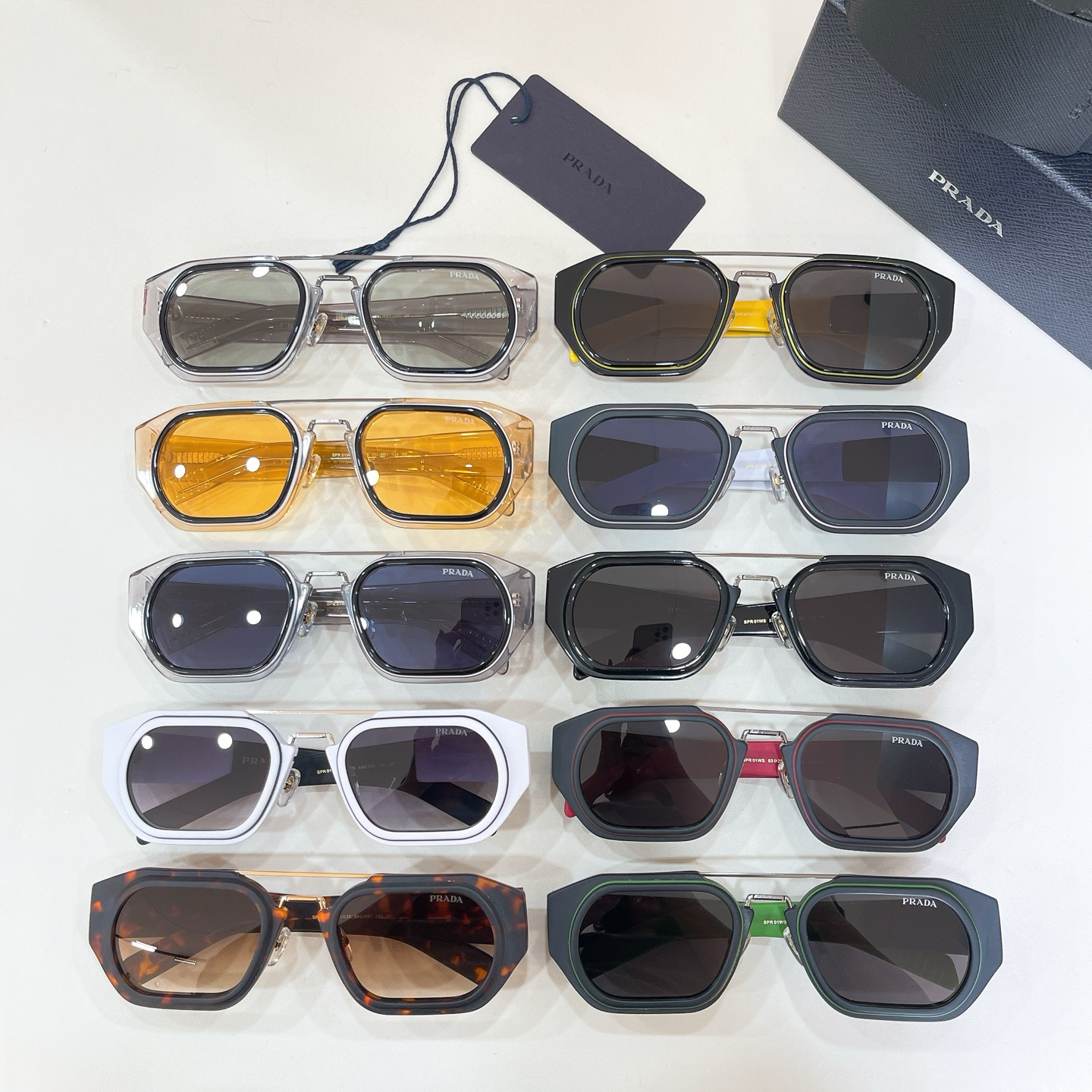 PRAD*✨✨✨MODEL：SPR 01WS✨✨✨SIZE：53口25-145✨✨✨