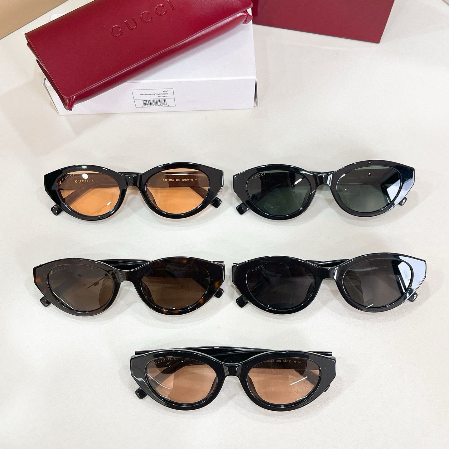 GUCCI🐝🐝🐝MODEL：GG2105SA🐝🐝🐝SIZE:52口20-145🐝🐝🐝