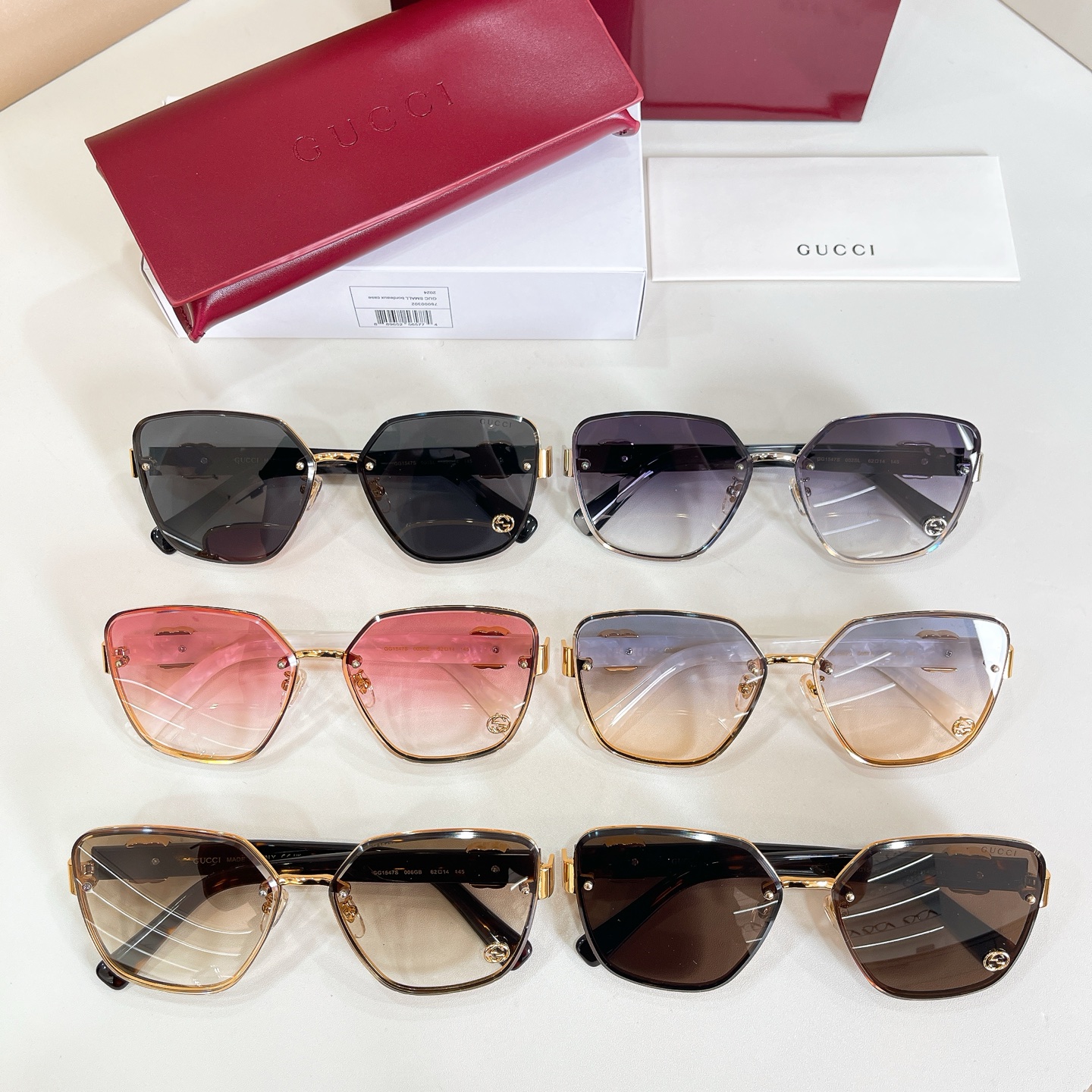 GUCCI🐝🐝🐝MODEL：GG1547S🐝🐝🐝SIZE:62口14-145🐝🐝🐝