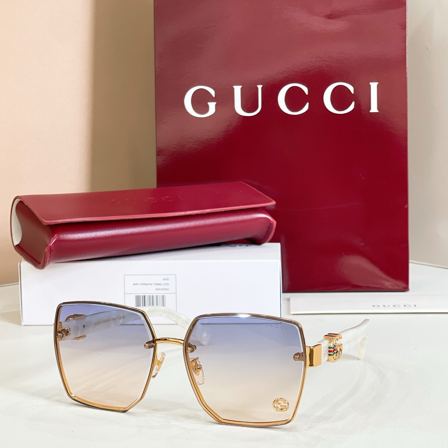 GUCCI🐝🐝🐝MODEL：GG1548S🐝🐝🐝SIZE:62口16-145🐝🐝🐝