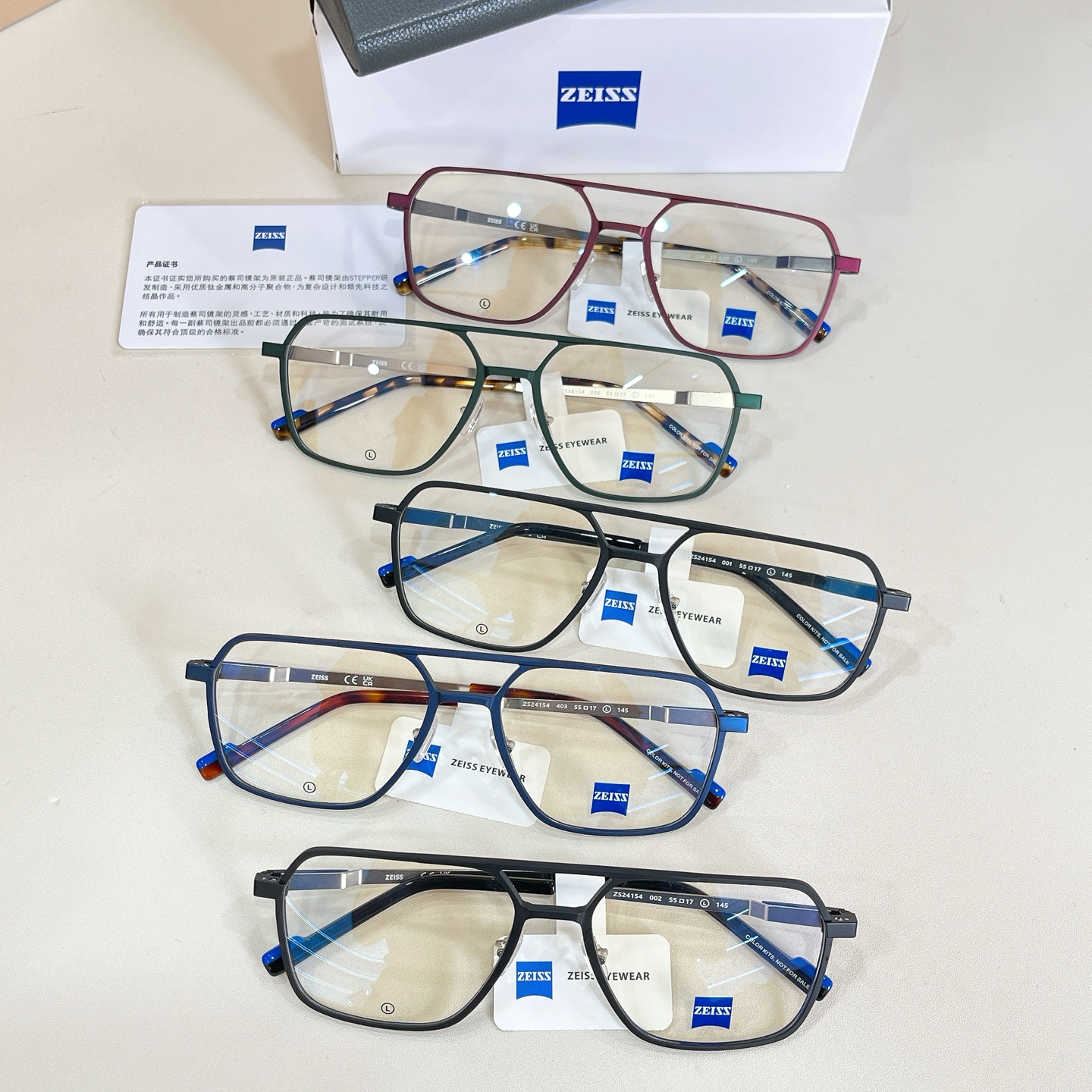 ZEIZZ蔡司🔱🔱🔱MODEL：ZS24154🔱🔱🔱SIZE：55口17-145🔱🔱🔱原装货品～～