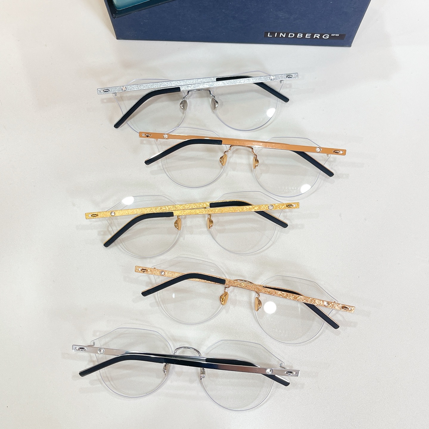 LINDBER*🌟🌟🌟MODEL：2375🌟🌟🌟SIZE：55口18-145🌟🌟🌟18K金～～