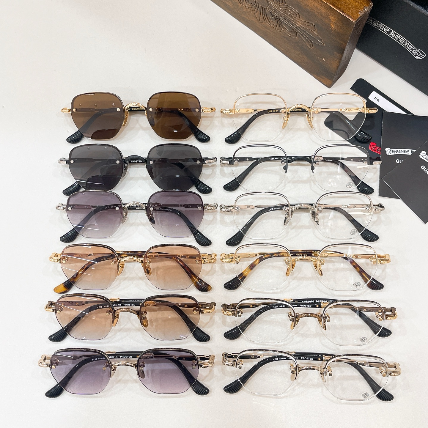 Chrome Heart*⚜️⚜️⚜️MODEL:PROSTED ⚜️⚜️⚜️SIZE：49口21-14