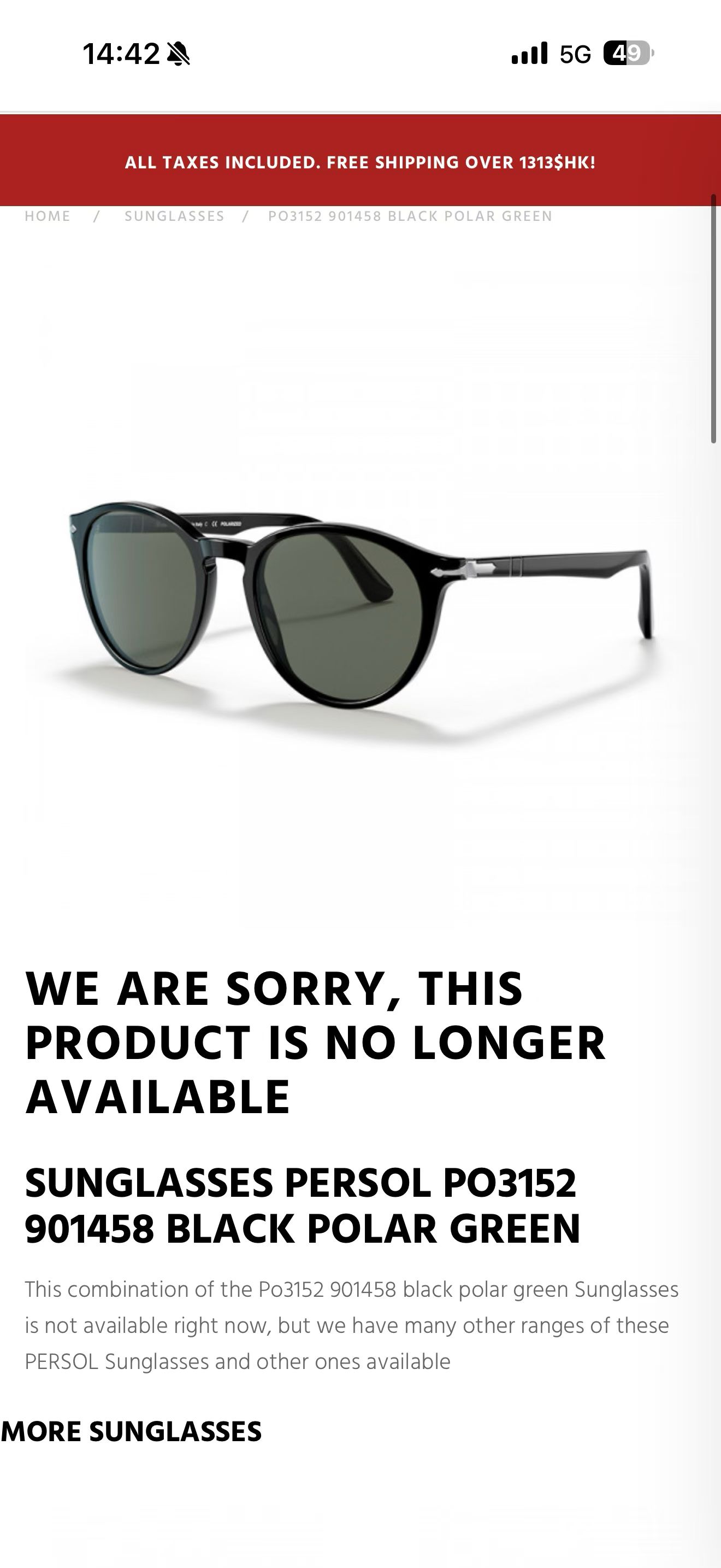 Persol🌟🌟🌟MODEL：3152-S🌟🌟🌟SIZE：52口20-145🌟🌟🌟