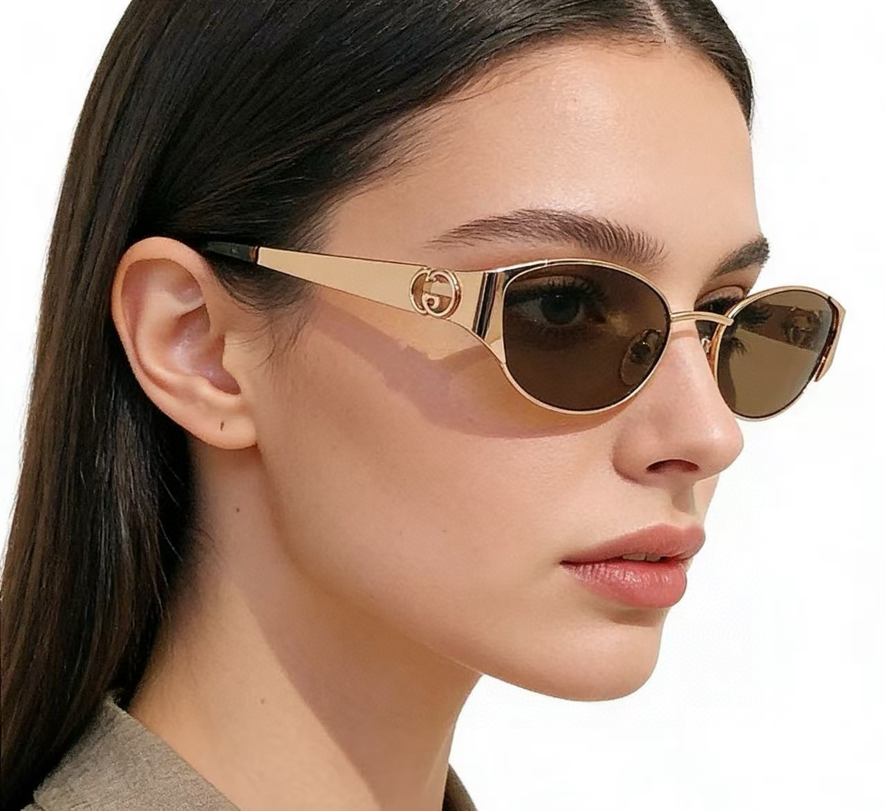 ￼ GUCCI🐝🐝🐝MODEL：GG2197S 🐝🐝🐝SIZE:55口19-140🐝🐝🐝