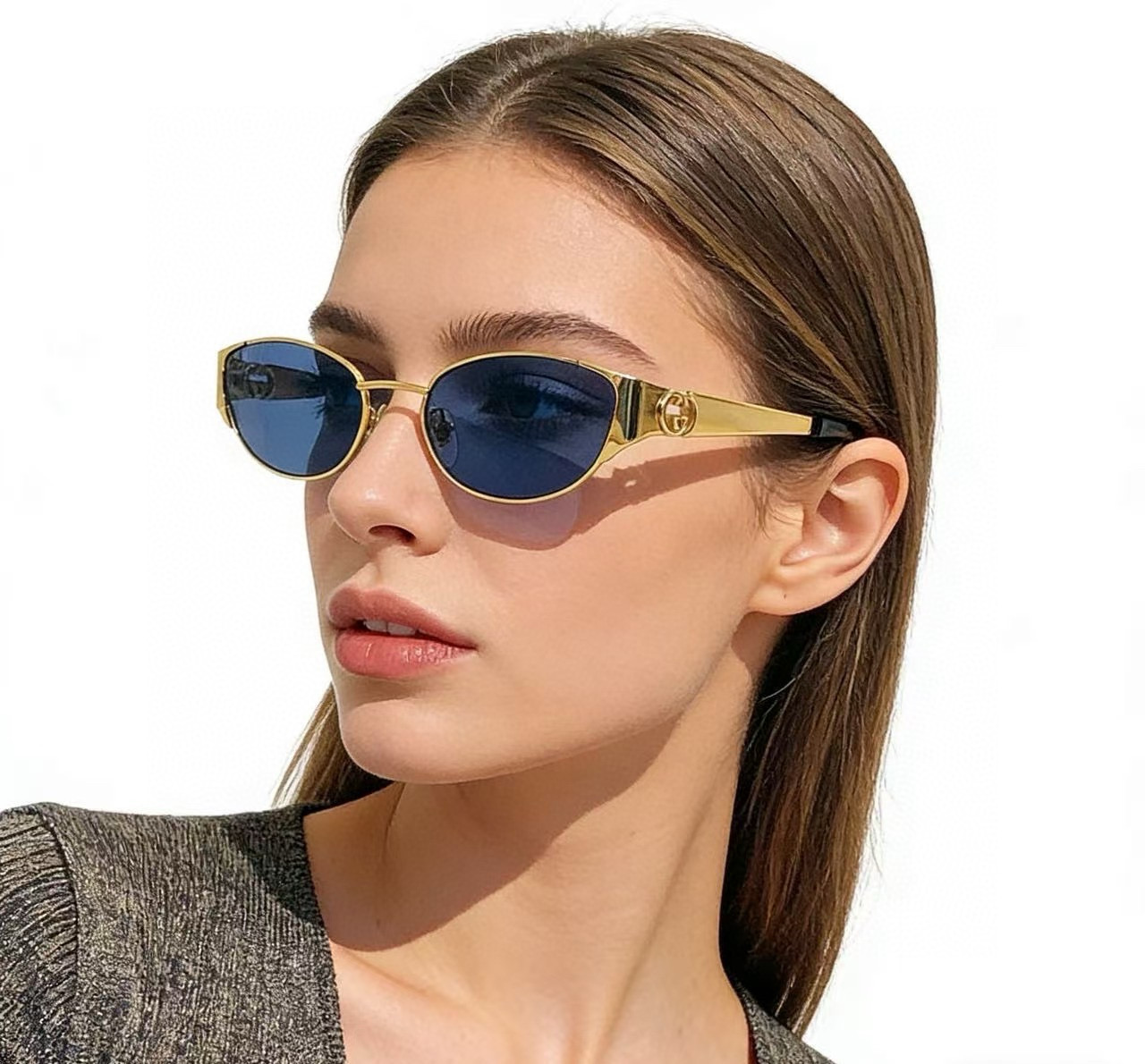 ￼ GUCCI🐝🐝🐝MODEL：GG2197S 🐝🐝🐝SIZE:55口19-140🐝🐝🐝