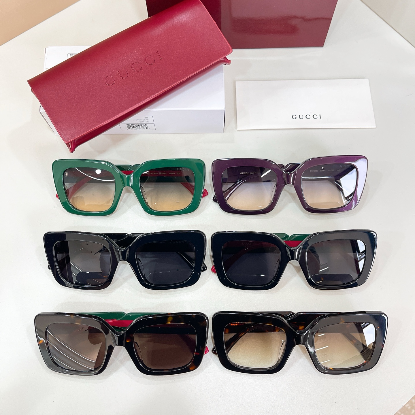 GUCCI🐝🐝🐝MODEL：GG1560S🐝🐝🐝SIZE:52口22-145🐝🐝🐝