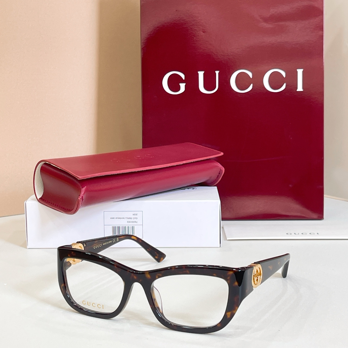 GUCCI🐝🐝🐝MODEL：GG2125O🐝🐝🐝SIZE:52口18-135🐝🐝🐝