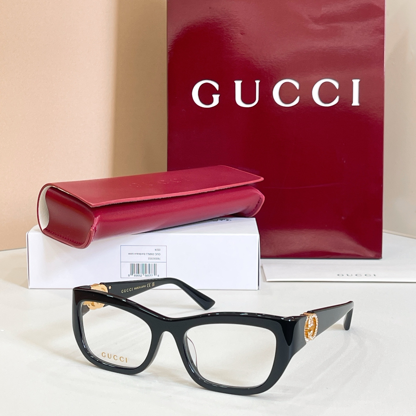 GUCCI🐝🐝🐝MODEL：GG2125O🐝🐝🐝SIZE:52口18-135🐝🐝🐝