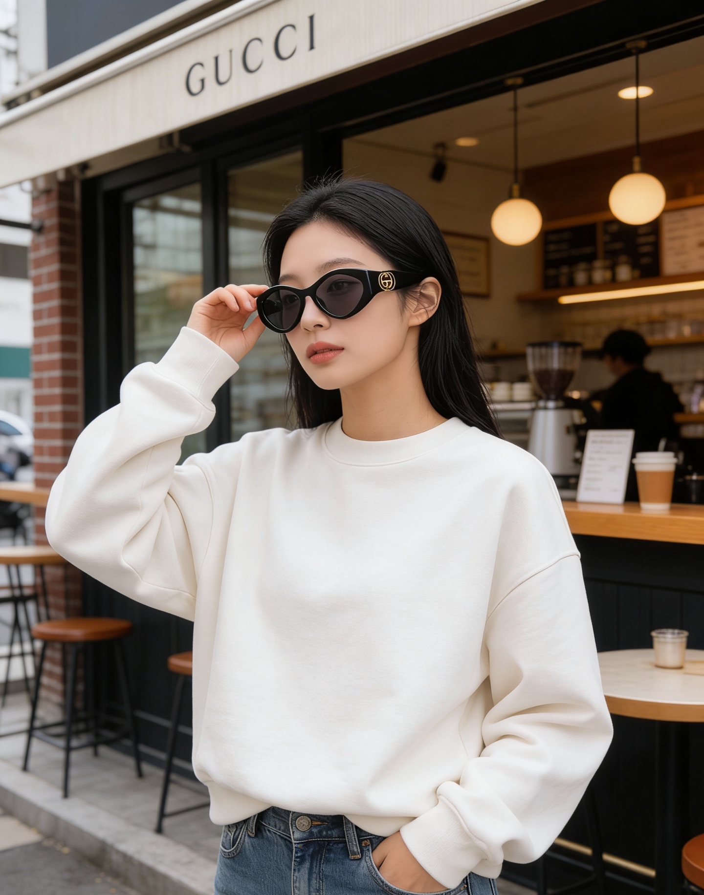 GUCCI🐝🐝🐝MODEL：GG2121S🐝🐝🐝SIZE:52口17-135🐝🐝🐝