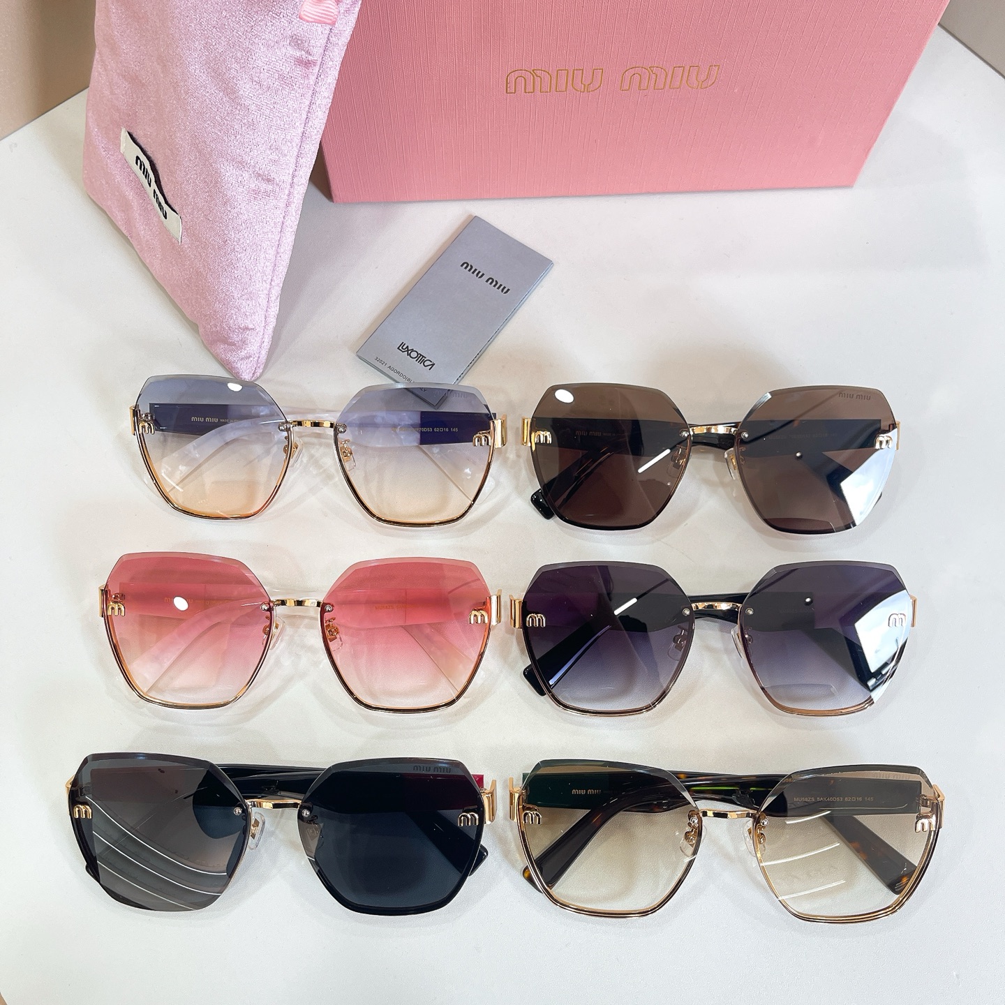 MIU M*🎀🎀🎀MODEL:MU 58ZS🎀🎀🎀SIZE：62口16-145🎀🎀🎀