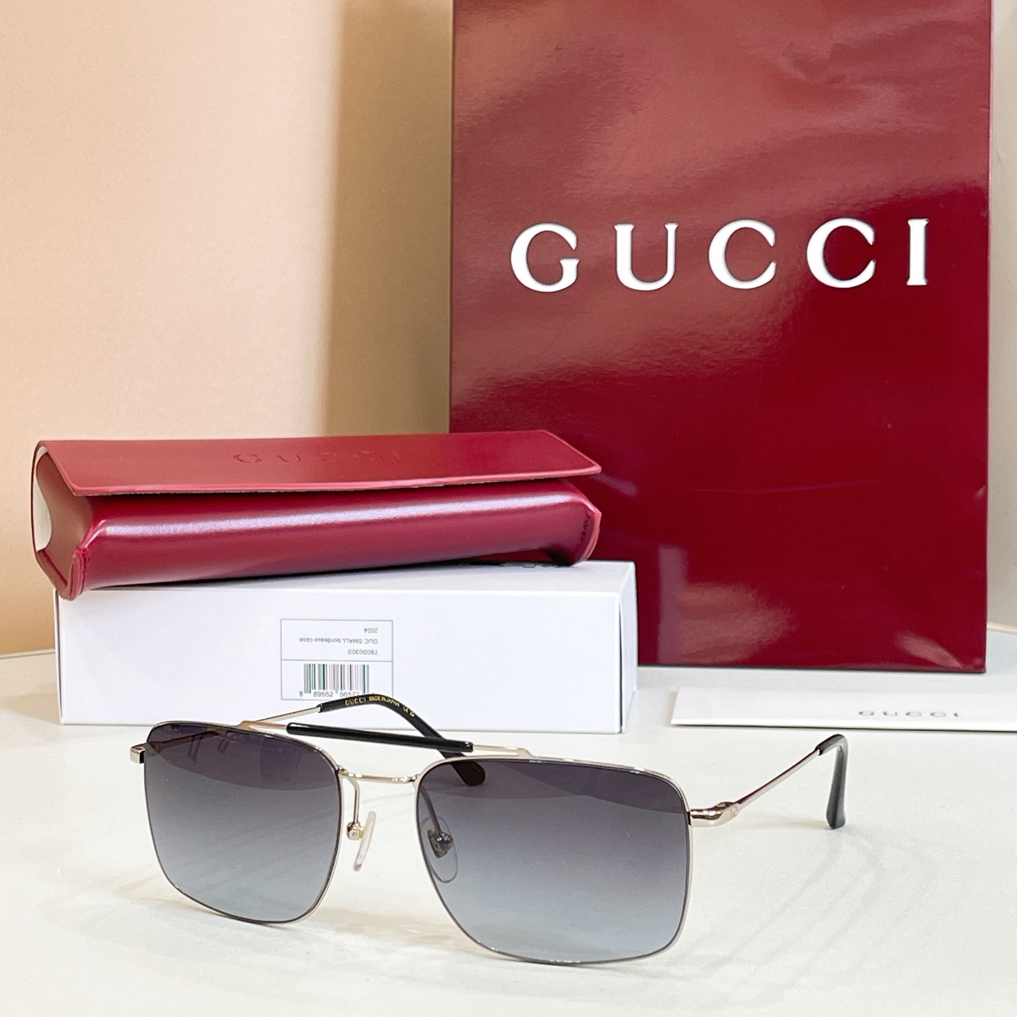 GUCCI🐝🐝🐝MODEL：GG2256SA 🐝🐝🐝SIZE:59口18-145🐝🐝🐝