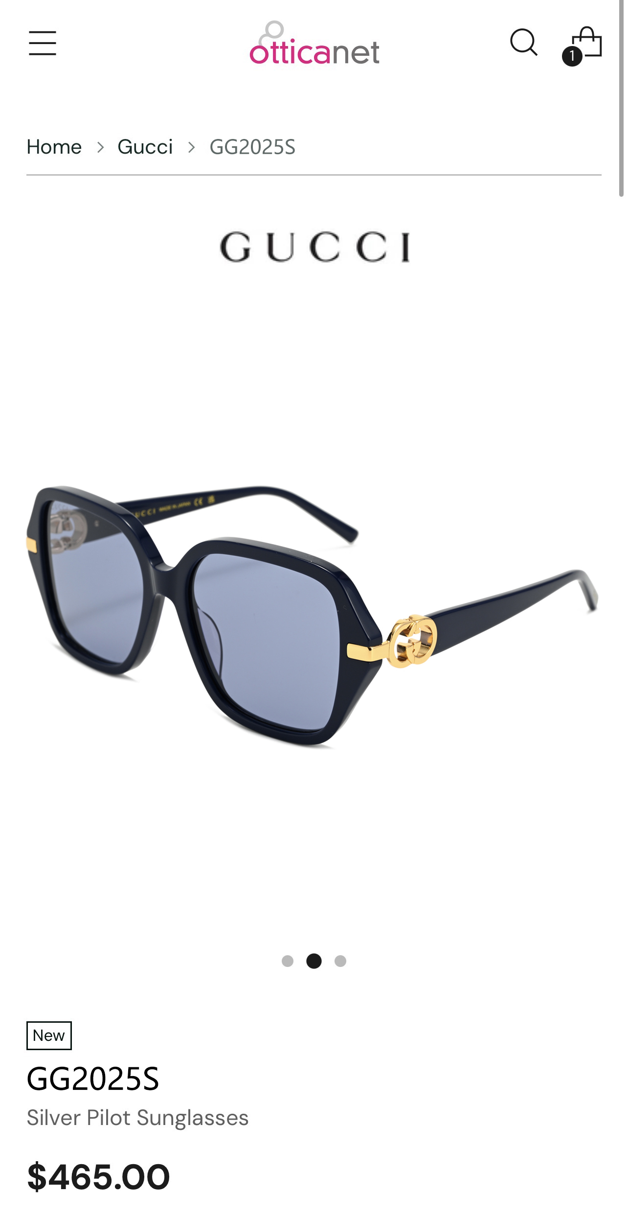 GUCCI🐝🐝🐝MODEL：GG2025S 🐝🐝🐝SIZE:57口17-145🐝🐝🐝