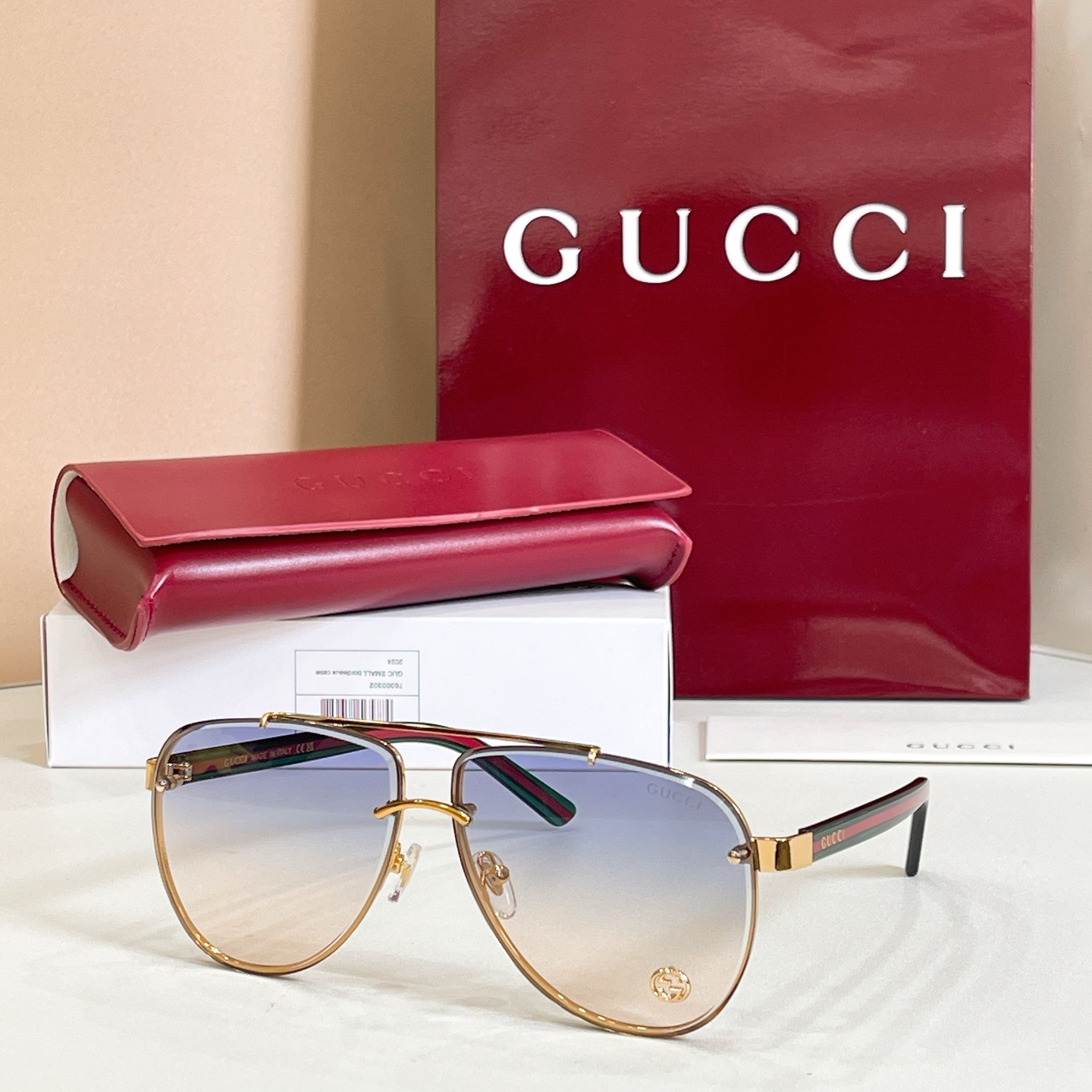 GUCCI🐝🐝🐝MODEL：GG1418S🐝🐝🐝SIZE:64口12-145🐝🐝🐝