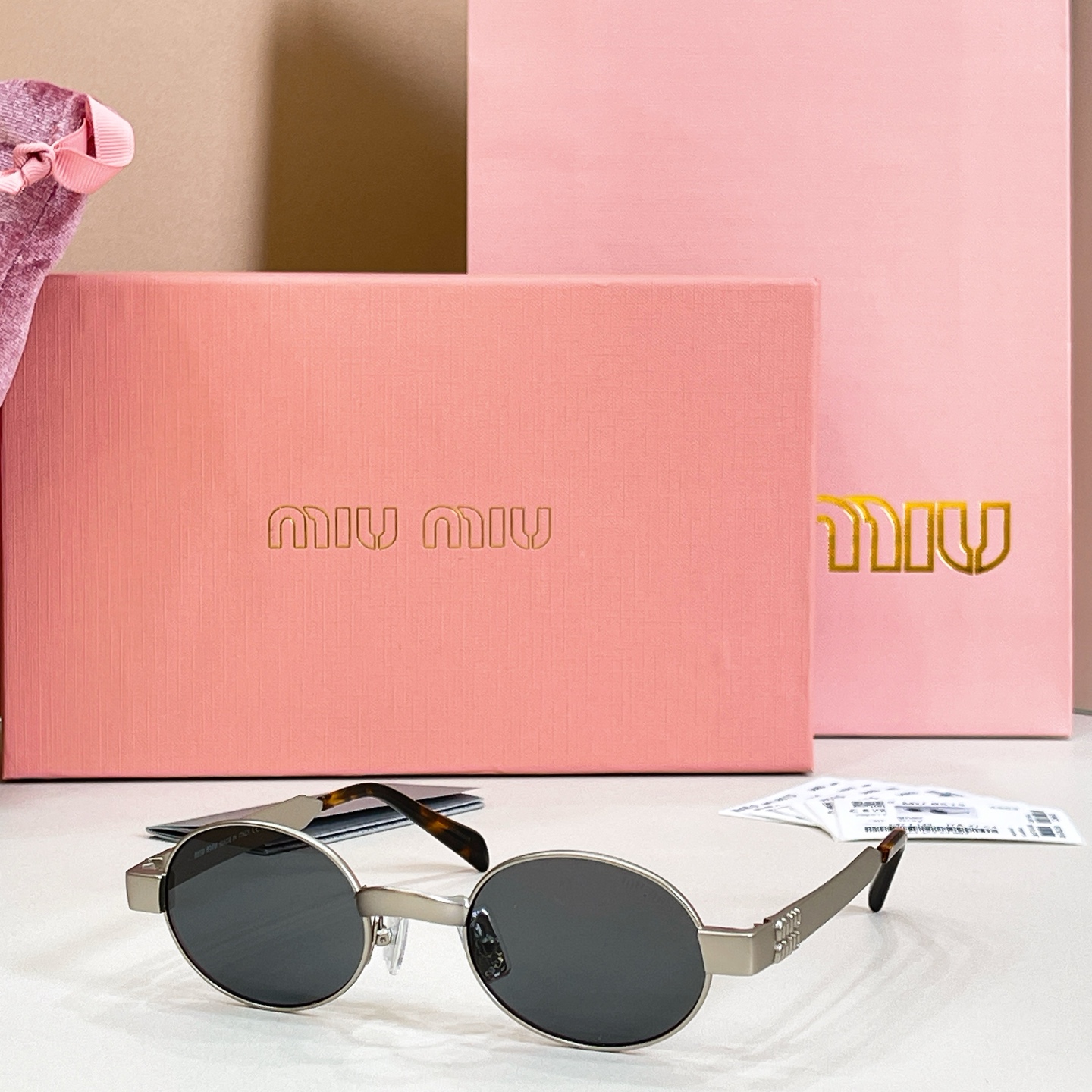 MIU M*🎀🎀🎀MODEL:MU B51S🎀🎀🎀SIZE：47口21-135🎀🎀🎀磨砂电镀～～