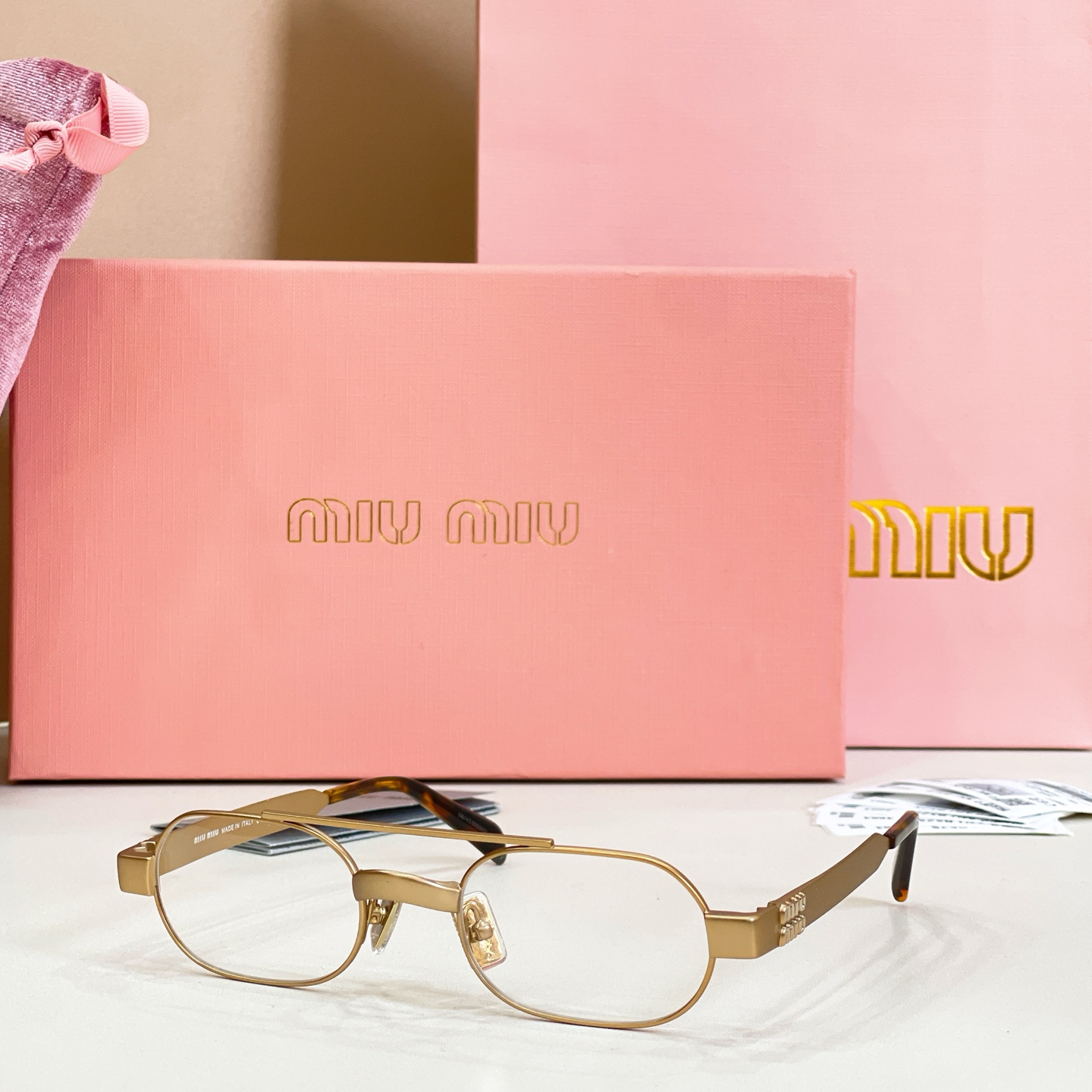 MIU M*🎀🎀🎀MODEL:MU B52S🎀🎀🎀SIZE：52口21-135🎀🎀🎀磨砂电镀～～