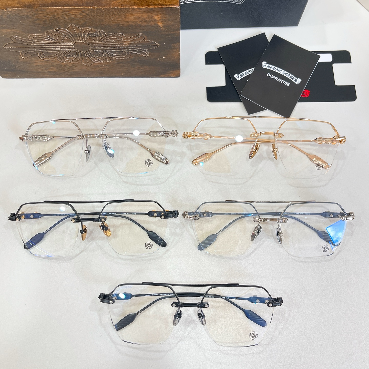 ChromeHeart*⚜️⚜️⚜️MODEL:FLUID⚜️⚜️⚜️SIZE：58口18-147⚜️⚜