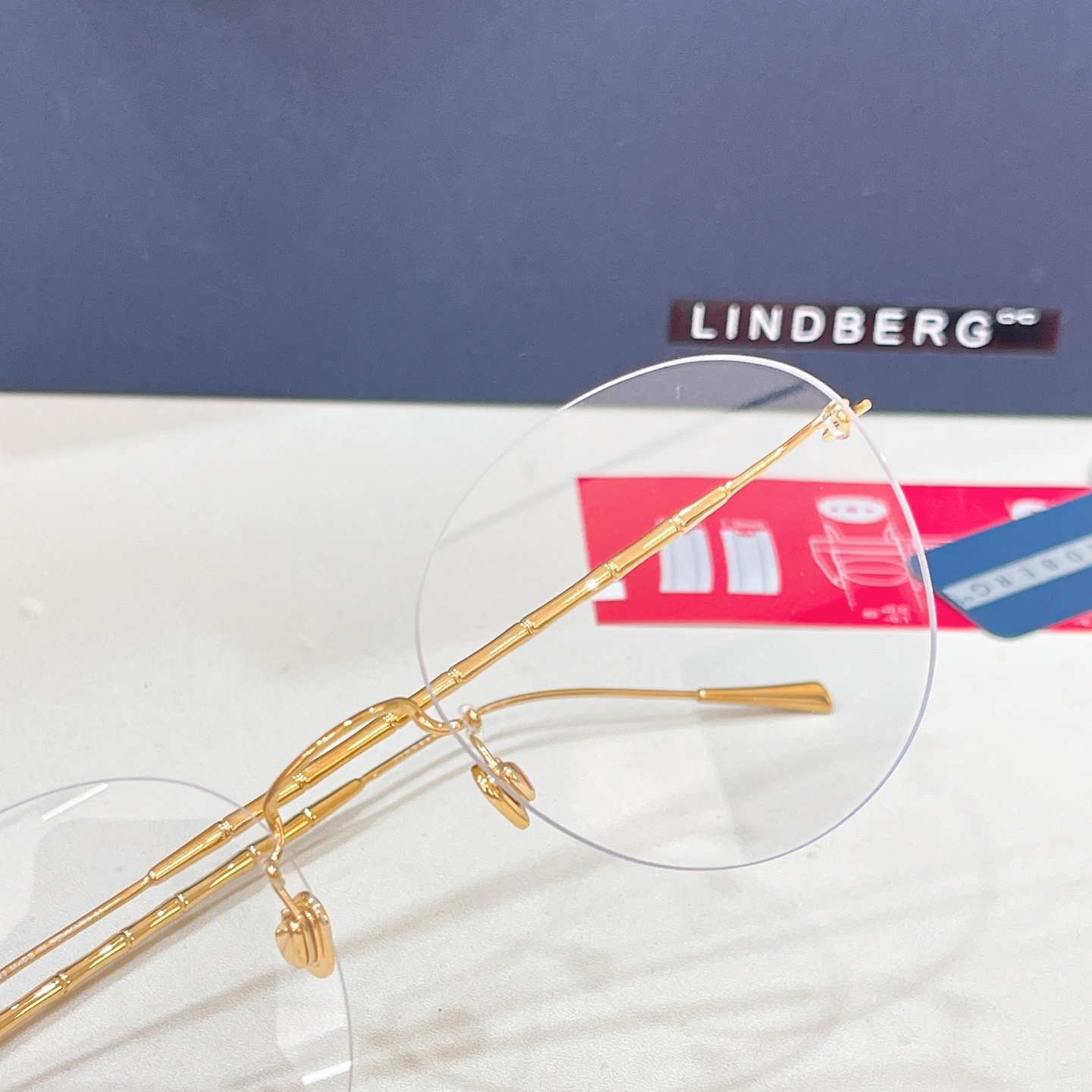 LINDBER*🌟🌟🌟MODEL：2384🌟🌟🌟SIZE：51口18-148🌟🌟🌟18K金～～高版本～～