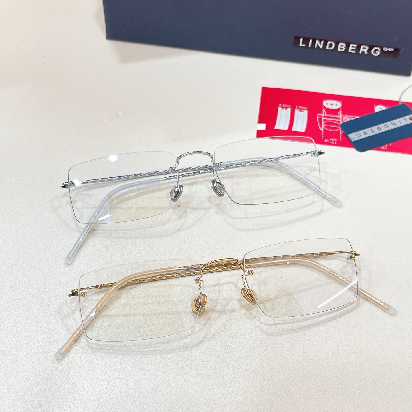 LINDBER*🌟🌟🌟MODEL：2128🌟🌟🌟SIZE：50口17🌟🌟🌟18K金～～高版本～～