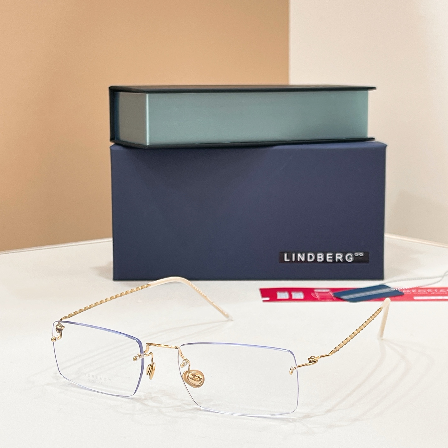 LINDBER*🌟🌟🌟MODEL：2128🌟🌟🌟SIZE：50口17🌟🌟🌟18K金～～高版本～～