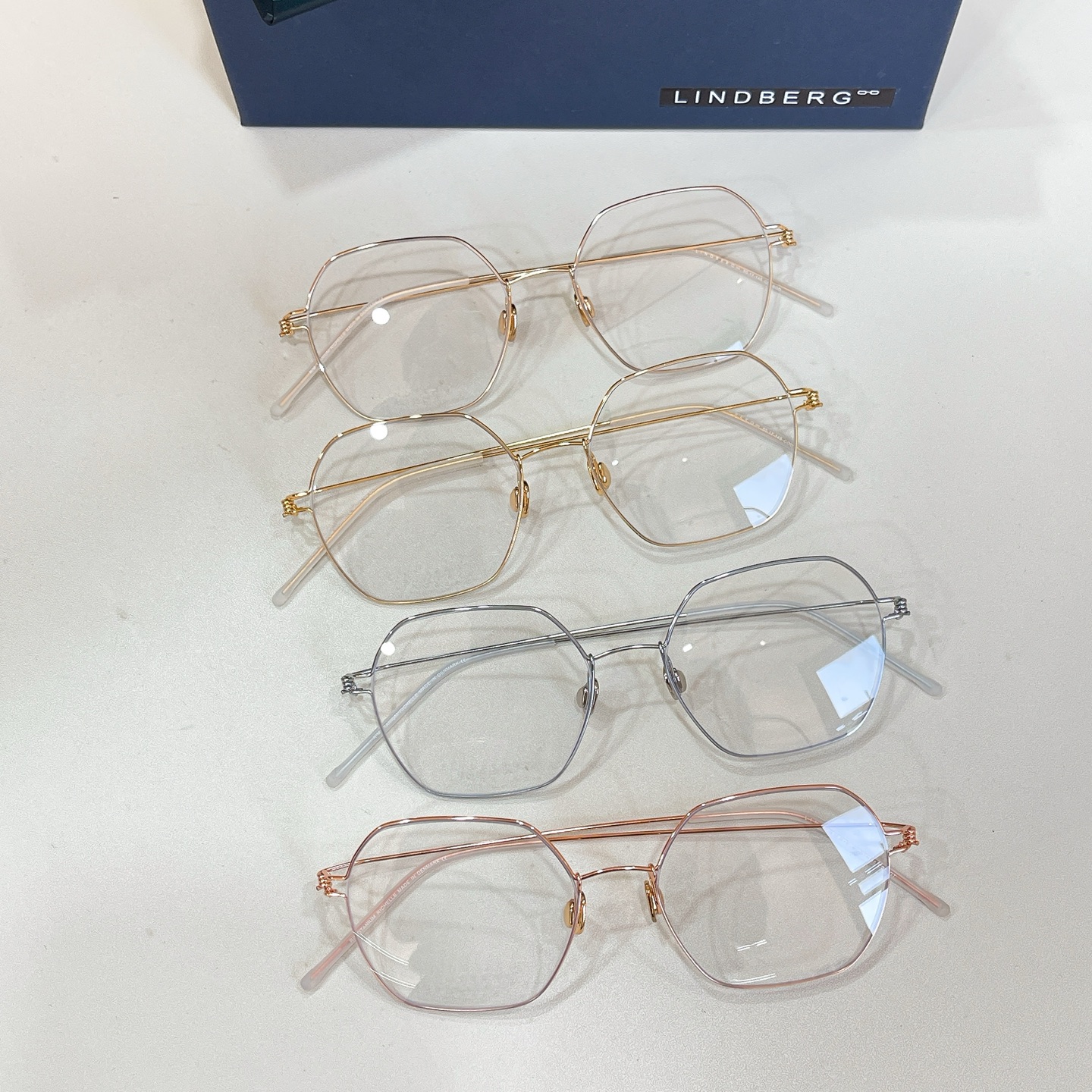 LINDBER*🌟🌟🌟MODEL：RICHELLE🌟🌟🌟SIZE：50口17-145🌟🌟🌟18K金～～高