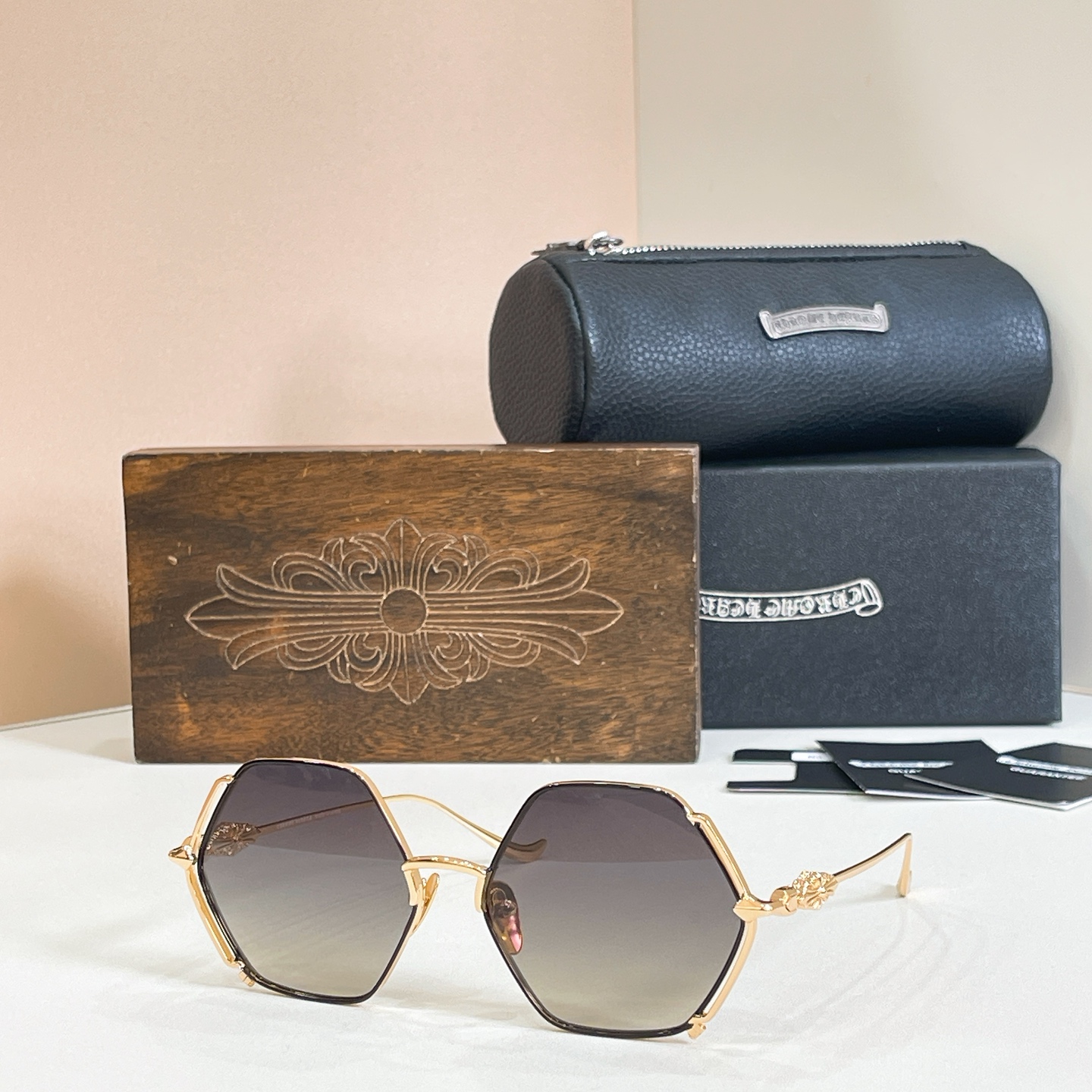 Chrome Heart*⚜️⚜️⚜️MODEL: CREAMED ⚜️⚜️⚜️SIZE：57口16-1