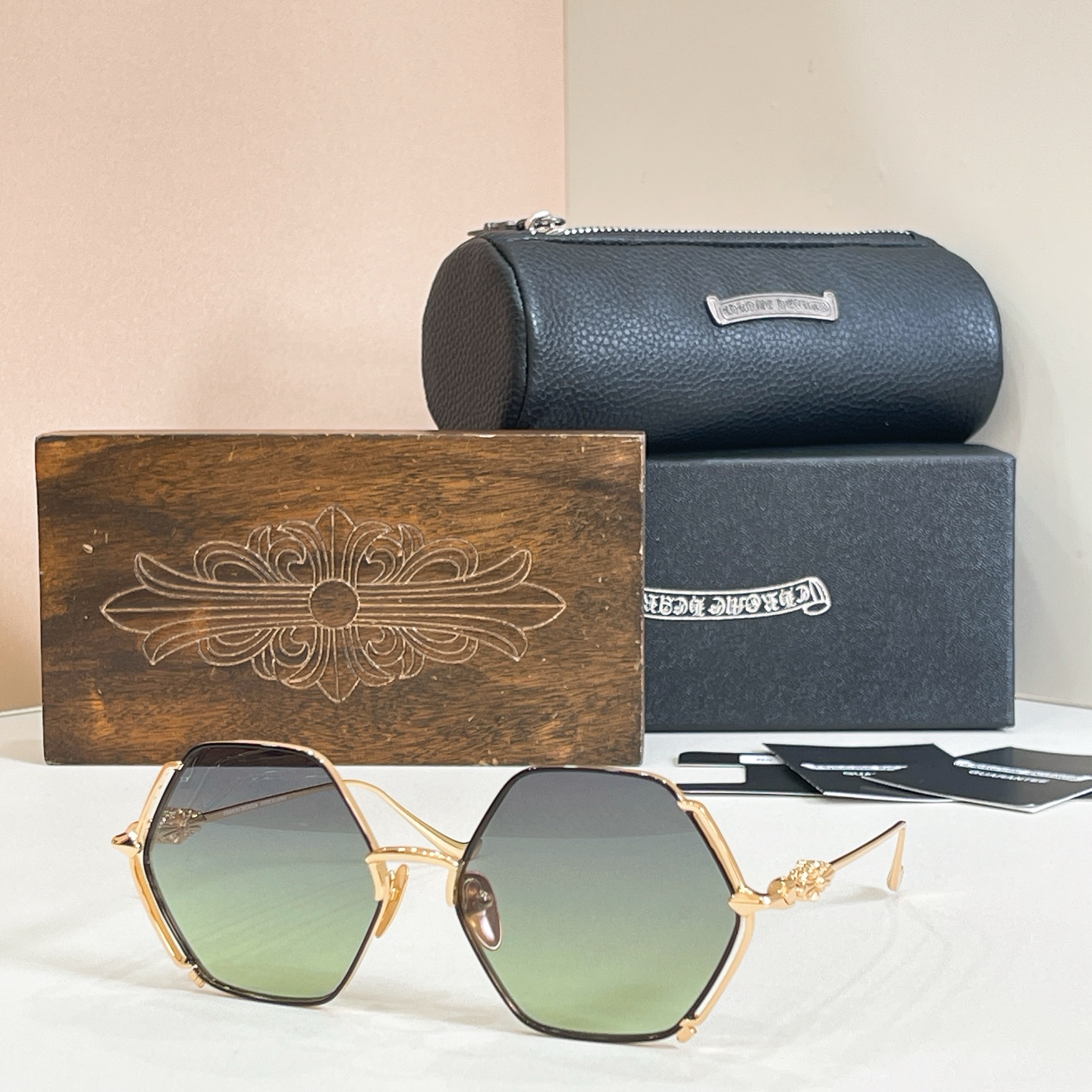 Chrome Heart*⚜️⚜️⚜️MODEL: CREAMED ⚜️⚜️⚜️SIZE：57口16-1