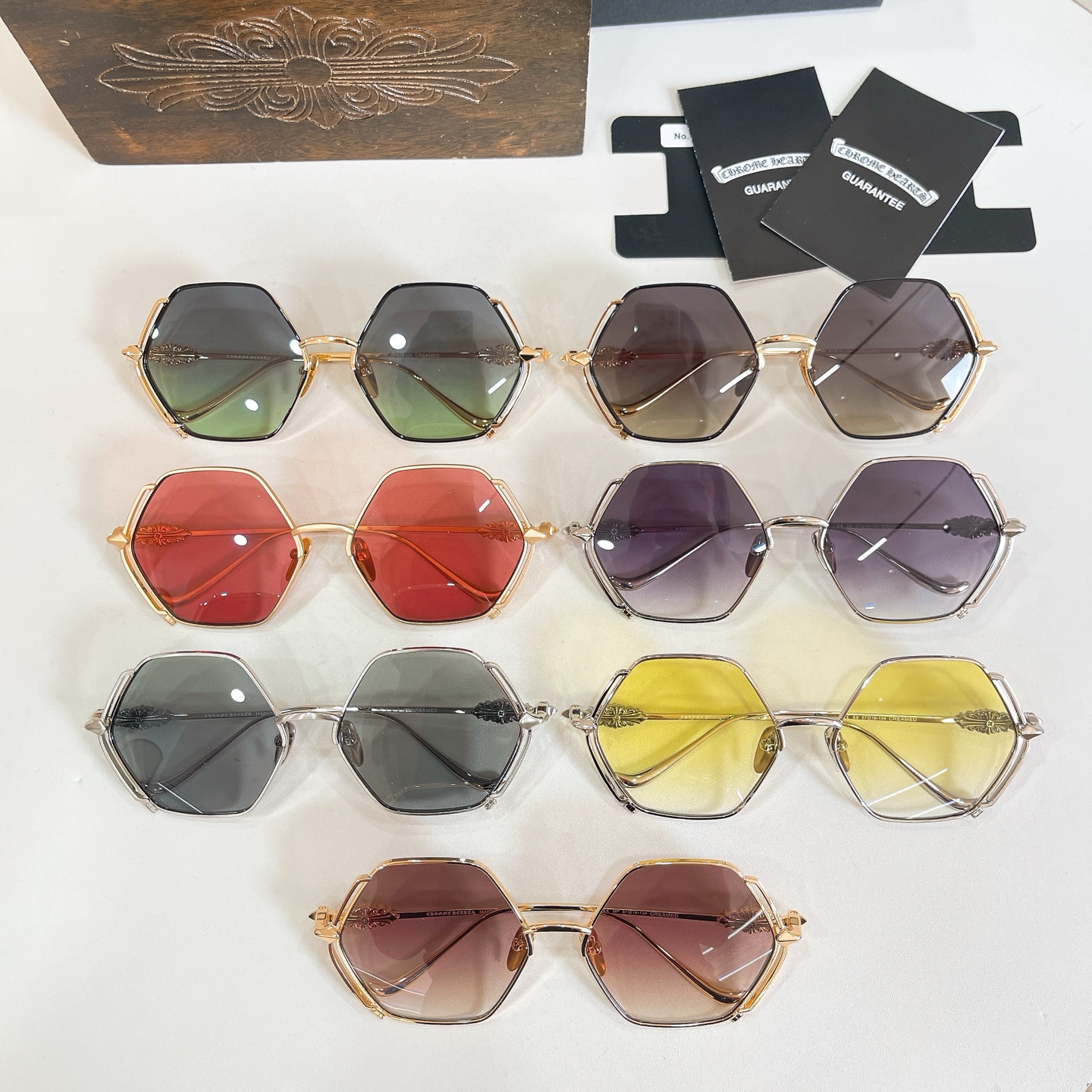 Chrome Heart*⚜️⚜️⚜️MODEL: CREAMED ⚜️⚜️⚜️SIZE：57口16-1