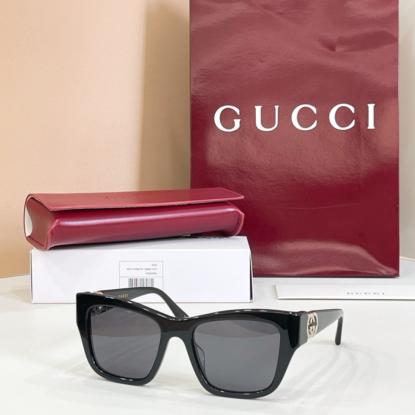 GUCC*🐝🐝🐝MODEL：GG2124O 🐝🐝🐝SIZE:52口18-135 🐝🐝🐝