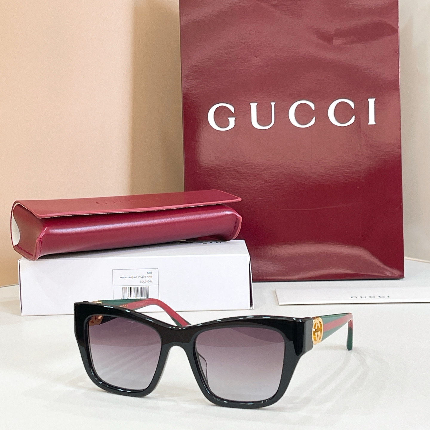 GUCC*🐝🐝🐝MODEL：GG2124O 🐝🐝🐝SIZE:52口18-135 🐝🐝🐝