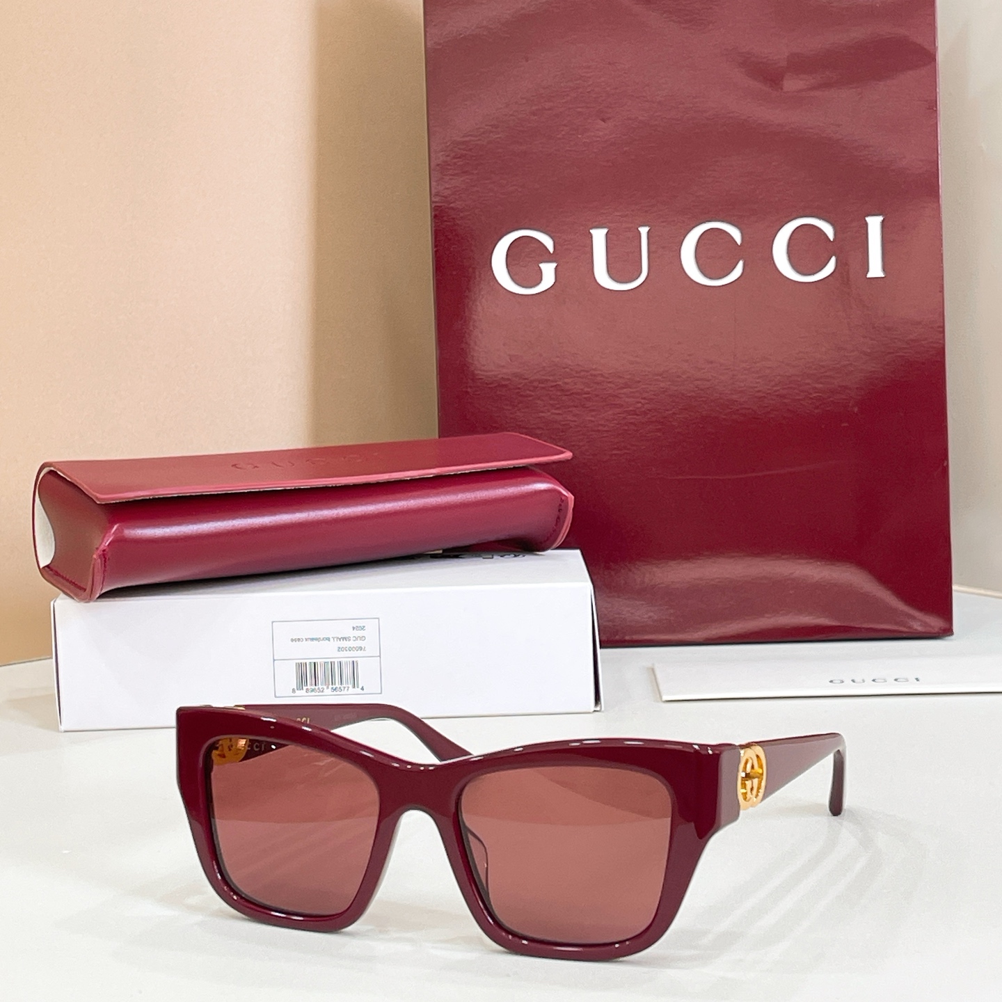 GUCC*🐝🐝🐝MODEL：GG2124O 🐝🐝🐝SIZE:52口18-135 🐝🐝🐝