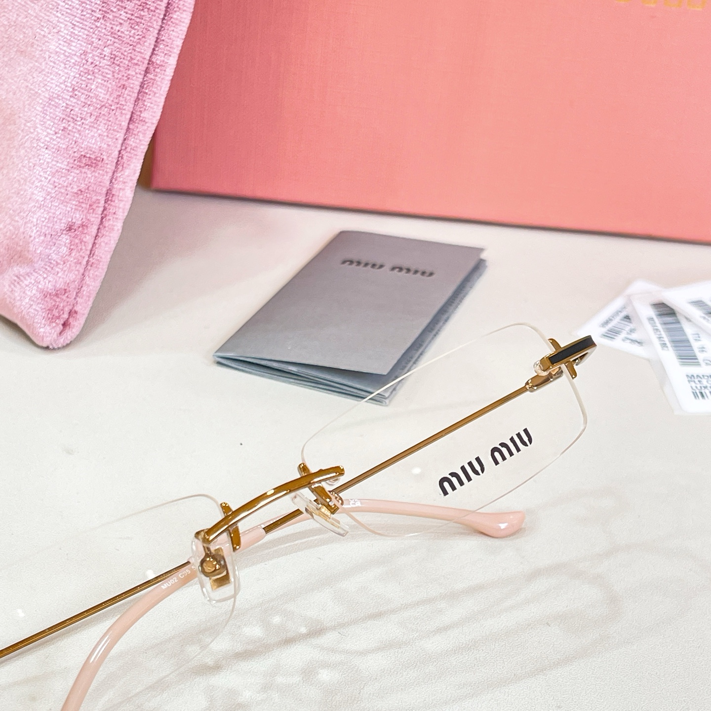 MIUMI*🎀🎀🎀MODEL：MU 02 🎀🎀🎀SIZE：53口16-135 🎀🎀🎀