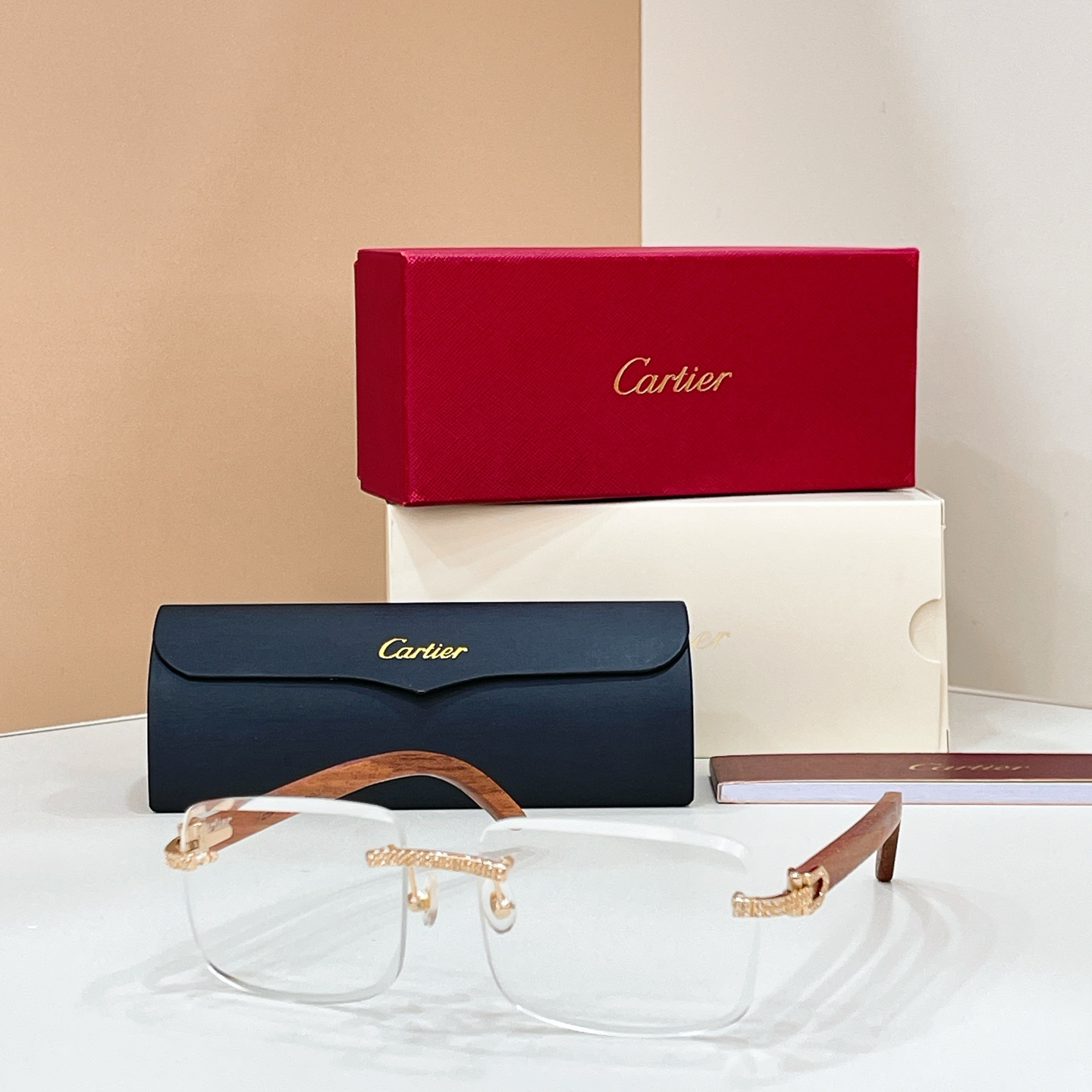 Cartie*✨✨✨MODEL：CT0012✨✨✨SIZE: 55口16-145✨✨✨木腿～～