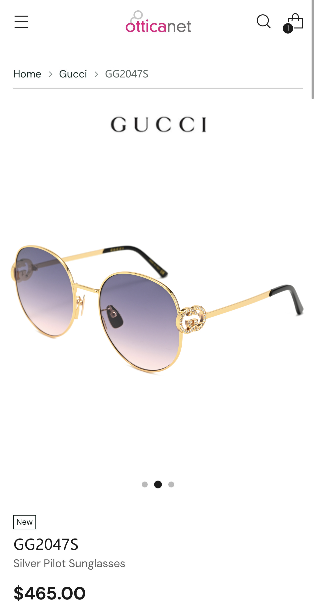 GUCC*🐝🐝🐝MODEL：GG2047S 🐝🐝🐝SIZE:58口20-135 🐝🐝🐝～