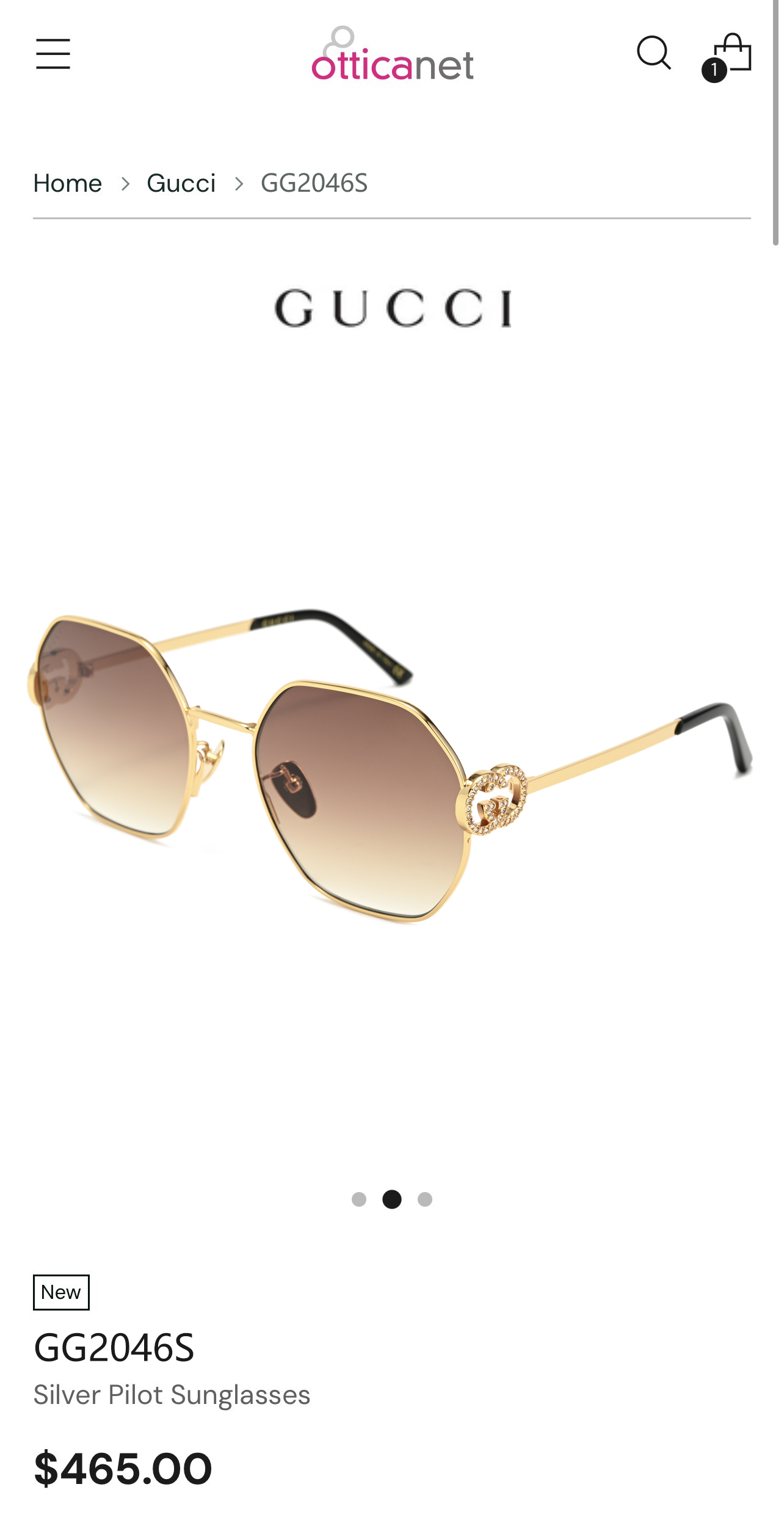 GUCC*🐝🐝🐝MODEL：GG2046S 🐝🐝🐝SIZE:58口20-135 🐝🐝🐝～