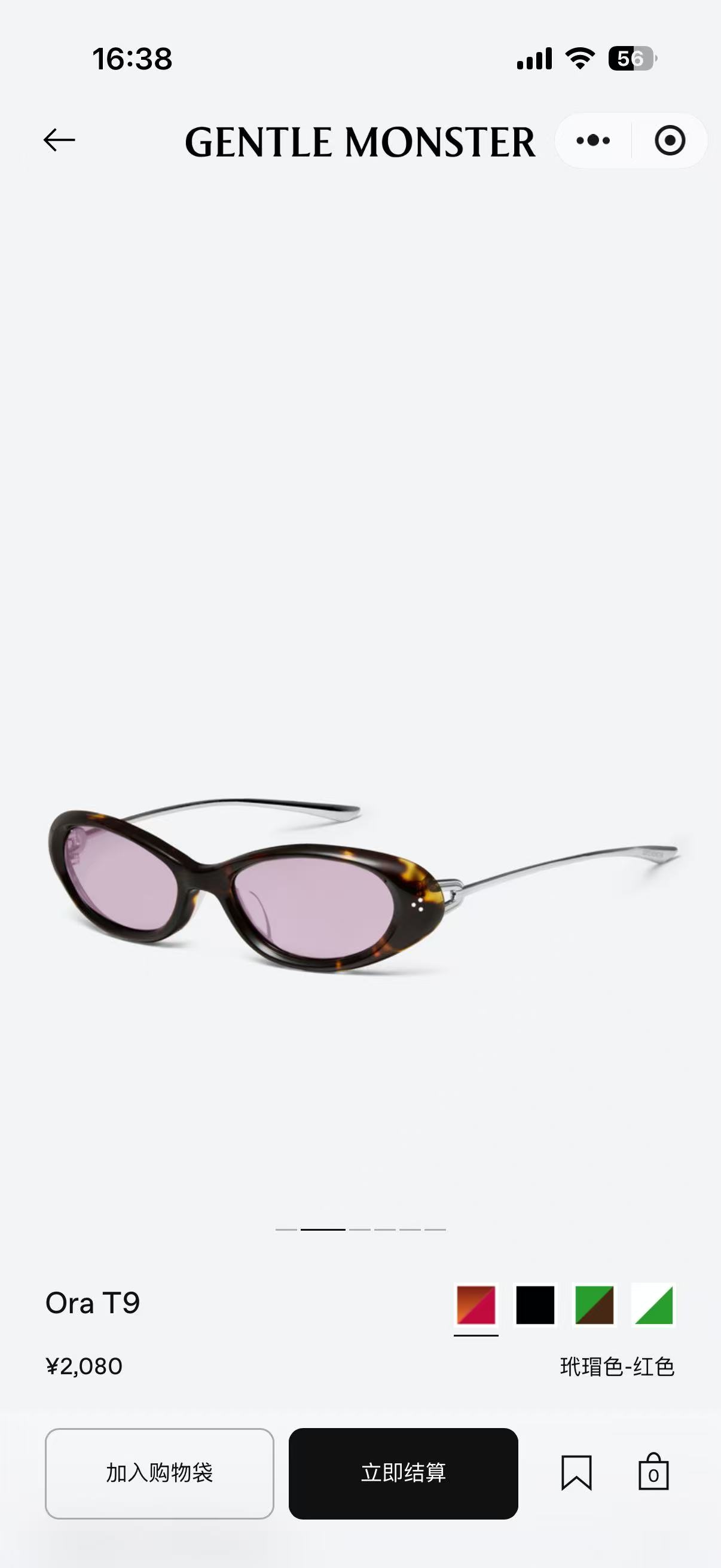 GENTLE MONSTE*🐼🐼🐼MODEL：ORA🐼🐼🐼SIZE:55口19-138🐼🐼