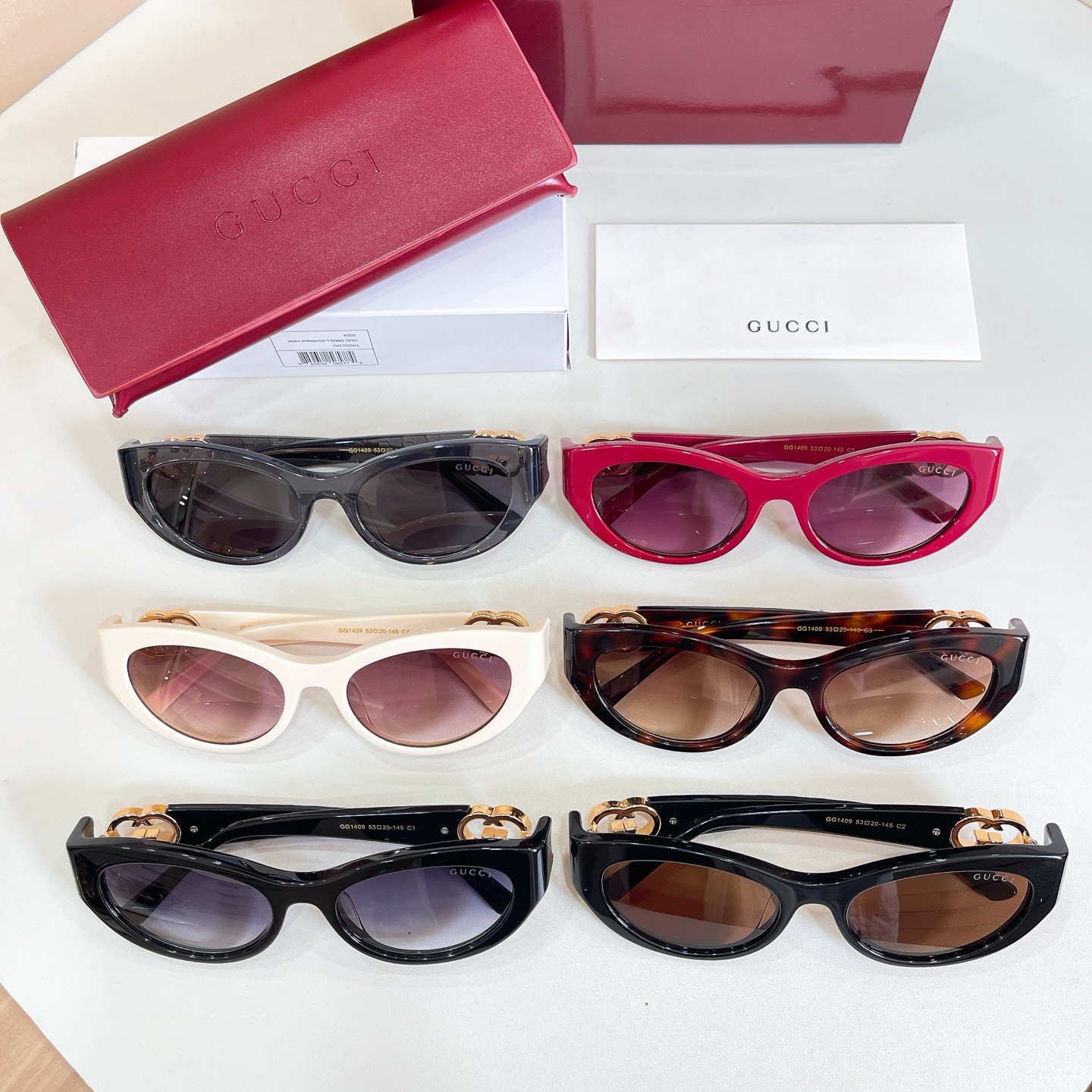 GUCC*✨✨MODEL：GG1409✨✨✨ SIZE：53口20-145✨✨ ✨